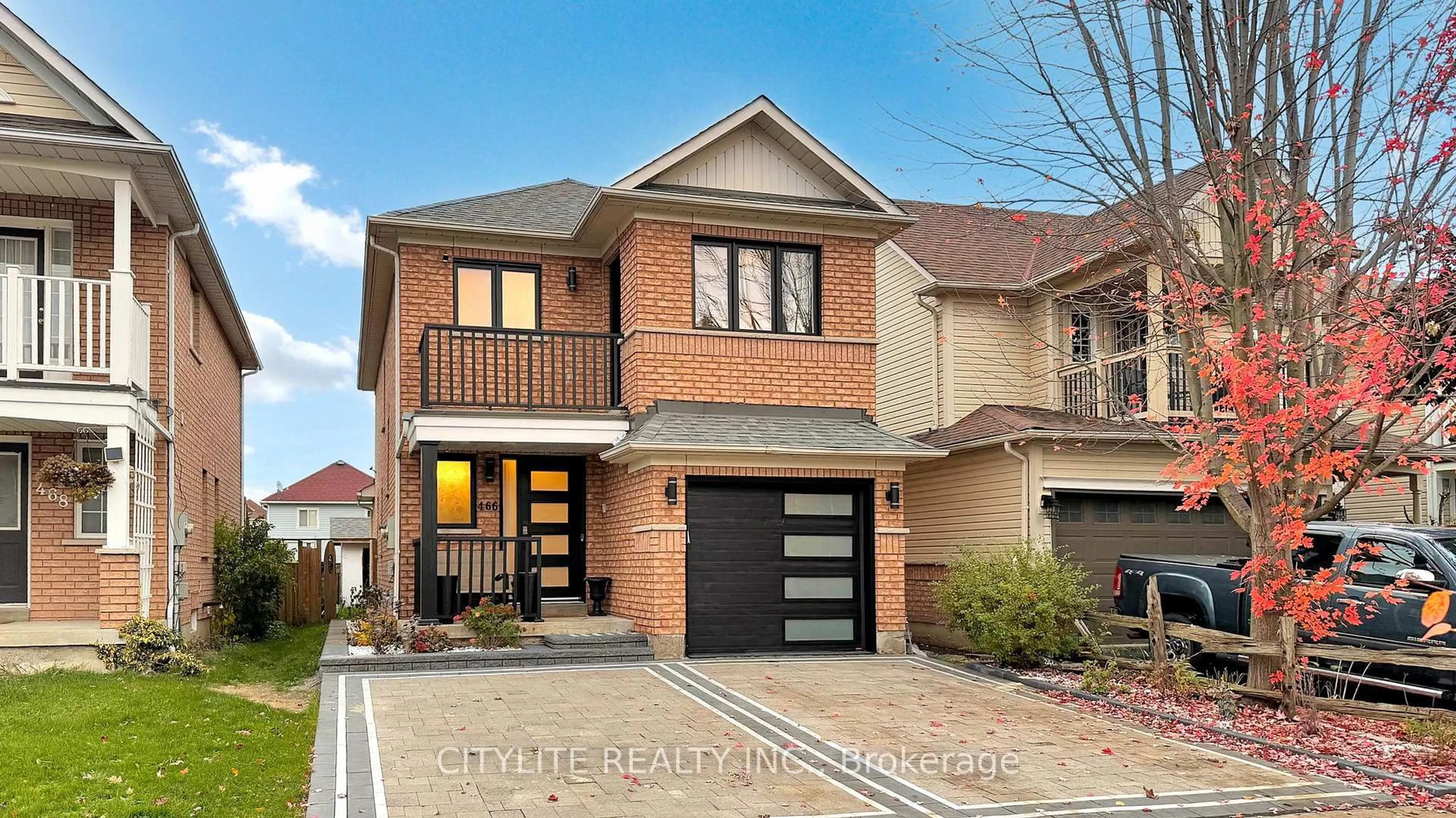 Home with brick exterior material, street for 466 Whitby Shores Green Way, Whitby Ontario L1N 9R4