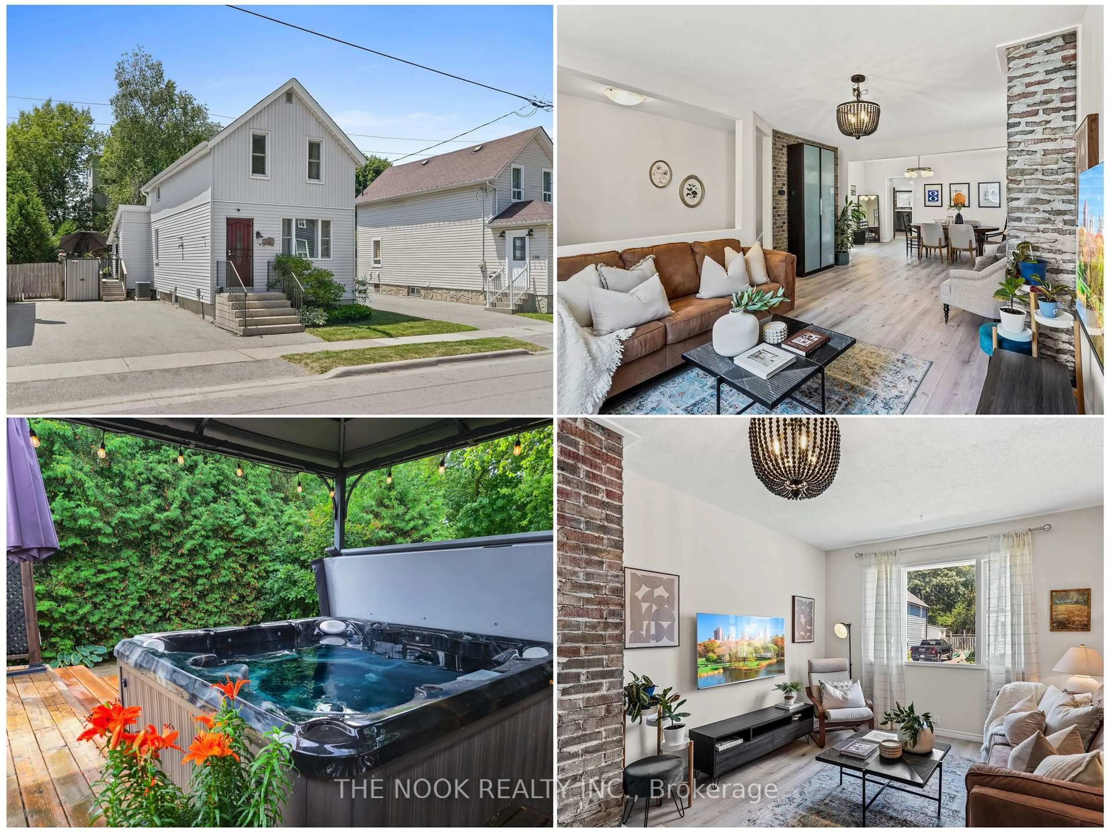 A pic from outside/outdoor area/front of a property/back of a property/a pic from drone, water/lake/river/ocean view for 200 Court St, Oshawa Ontario L1H 4W7