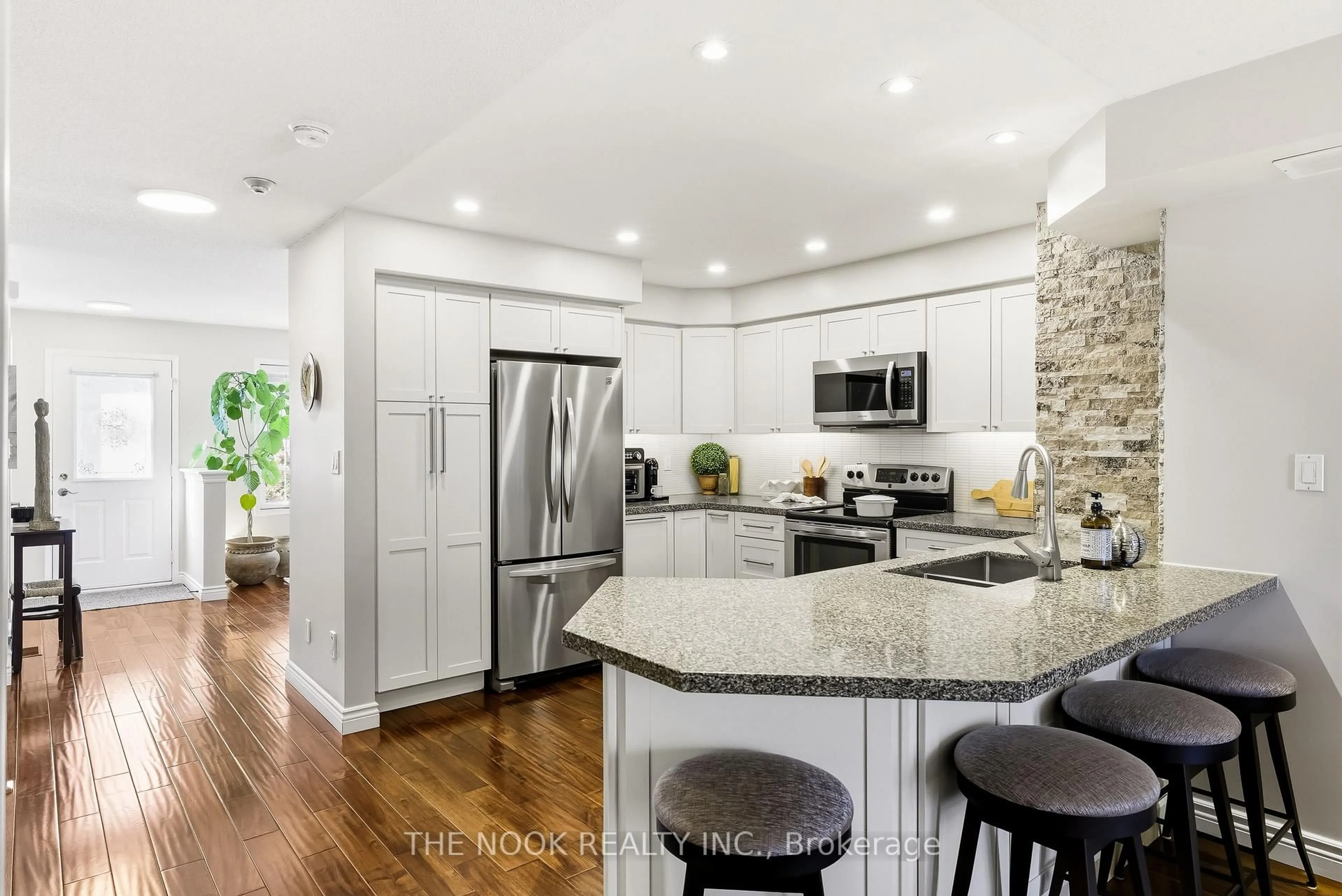 Contemporary kitchen, ceramic/tile floor for 1995 Royal Rd #102, Pickering Ontario L1V 6V9