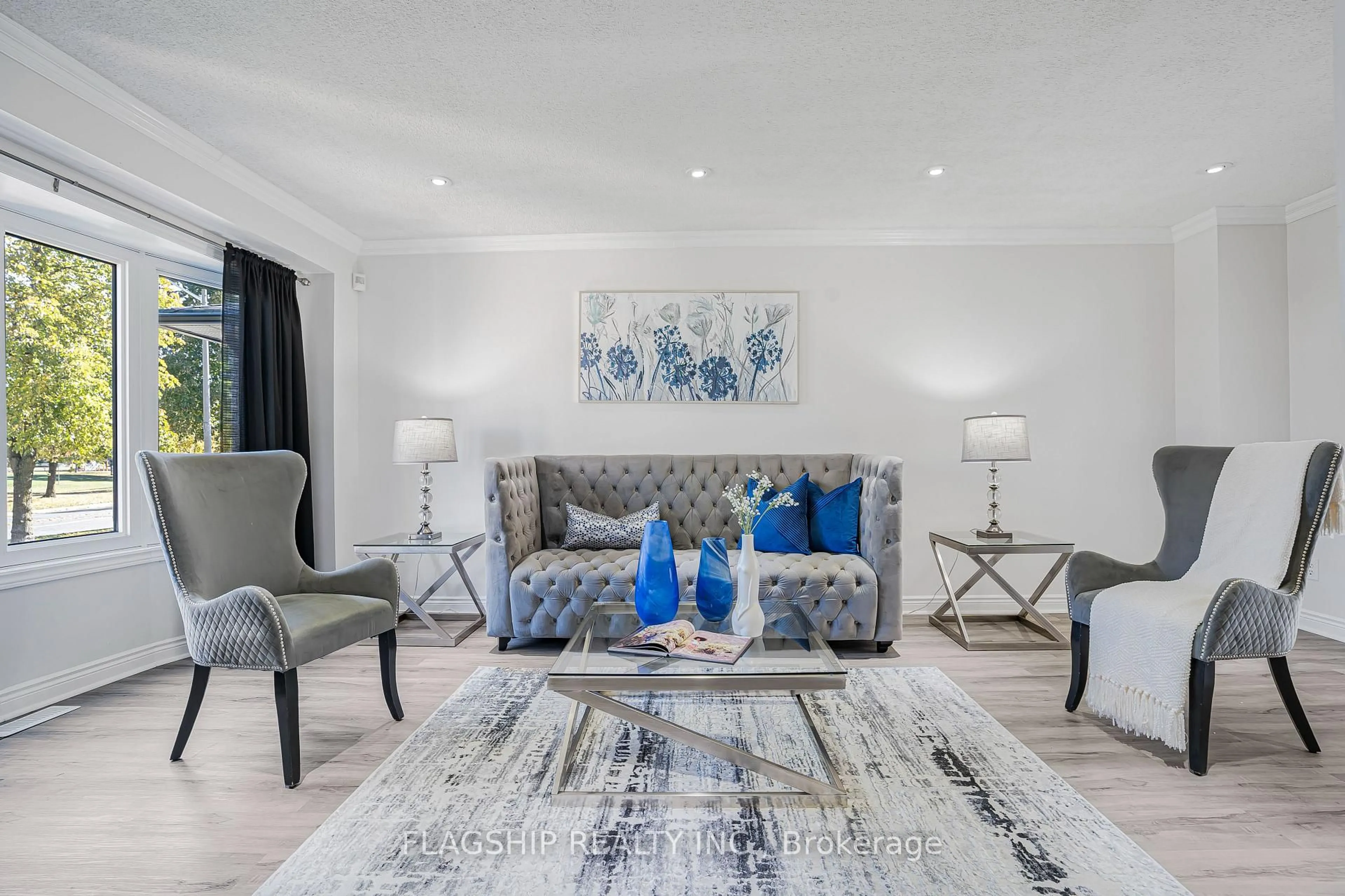 Living room with furniture, unknown for 54 George Reynolds Dr, Clarington Ontario L1E 2C9