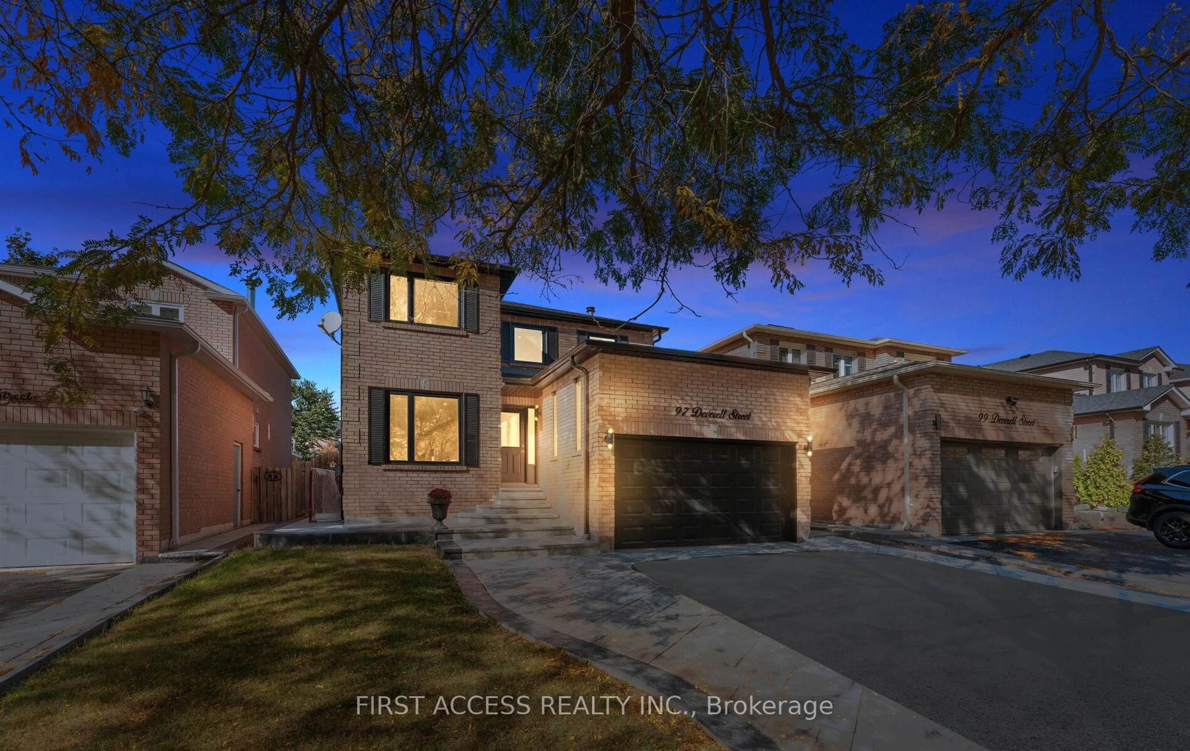 Home with brick exterior material, street for 97 Deverell St, Whitby Ontario L1R 1V9