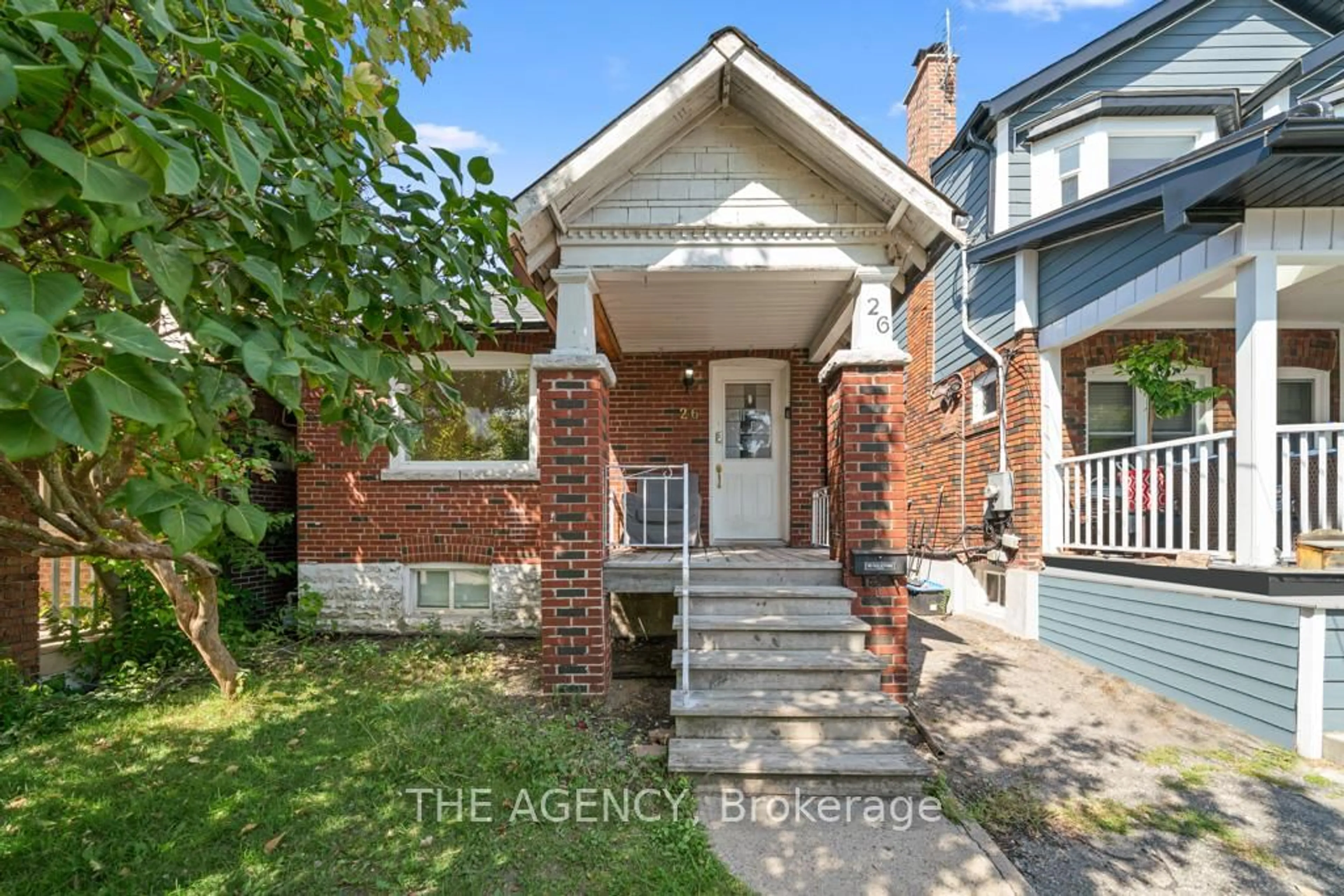 Home with brick exterior material, street for 26 Gatwick Ave, Toronto Ontario M4C 1W3