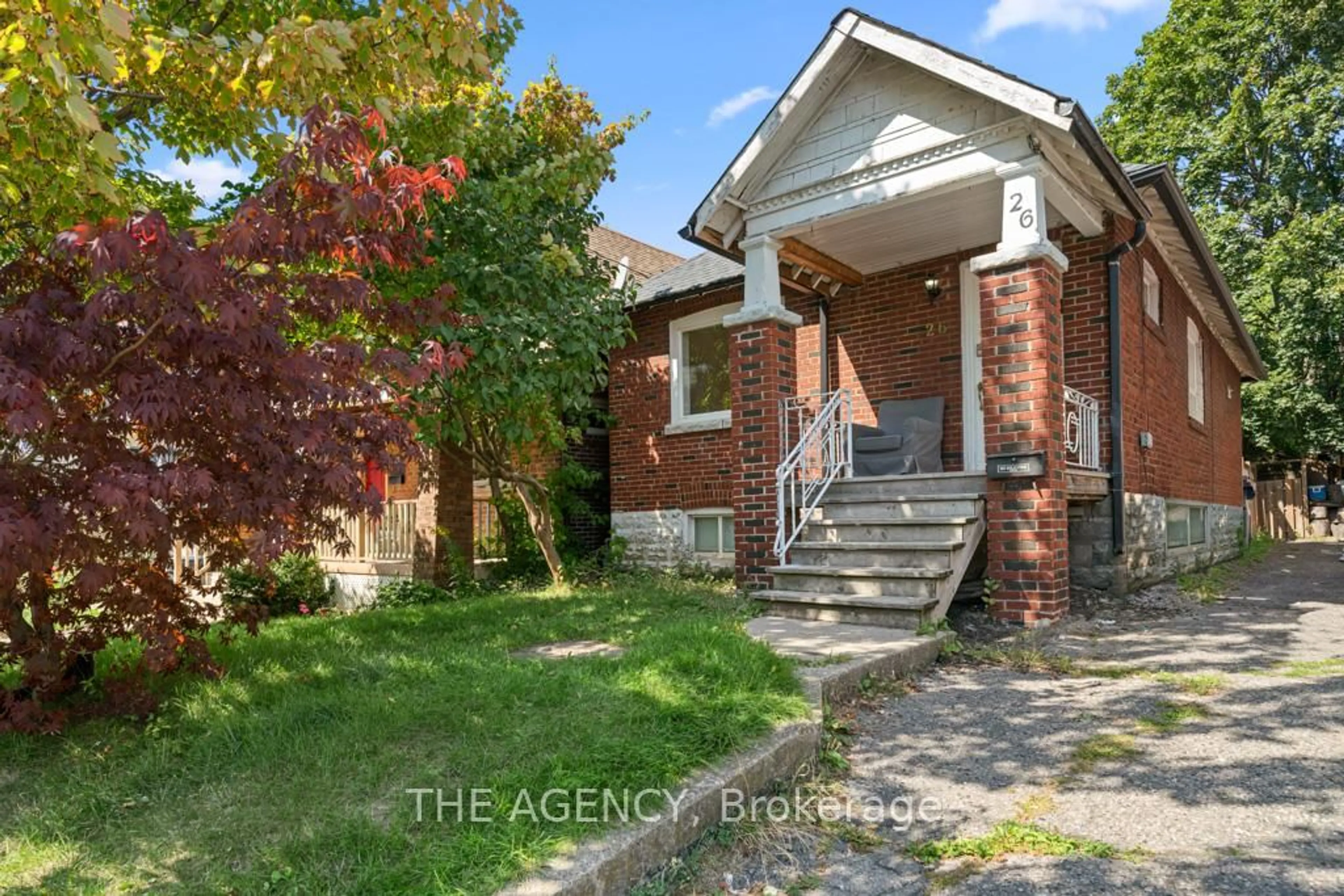 Home with brick exterior material, street for 26 Gatwick Ave, Toronto Ontario M4C 1W3