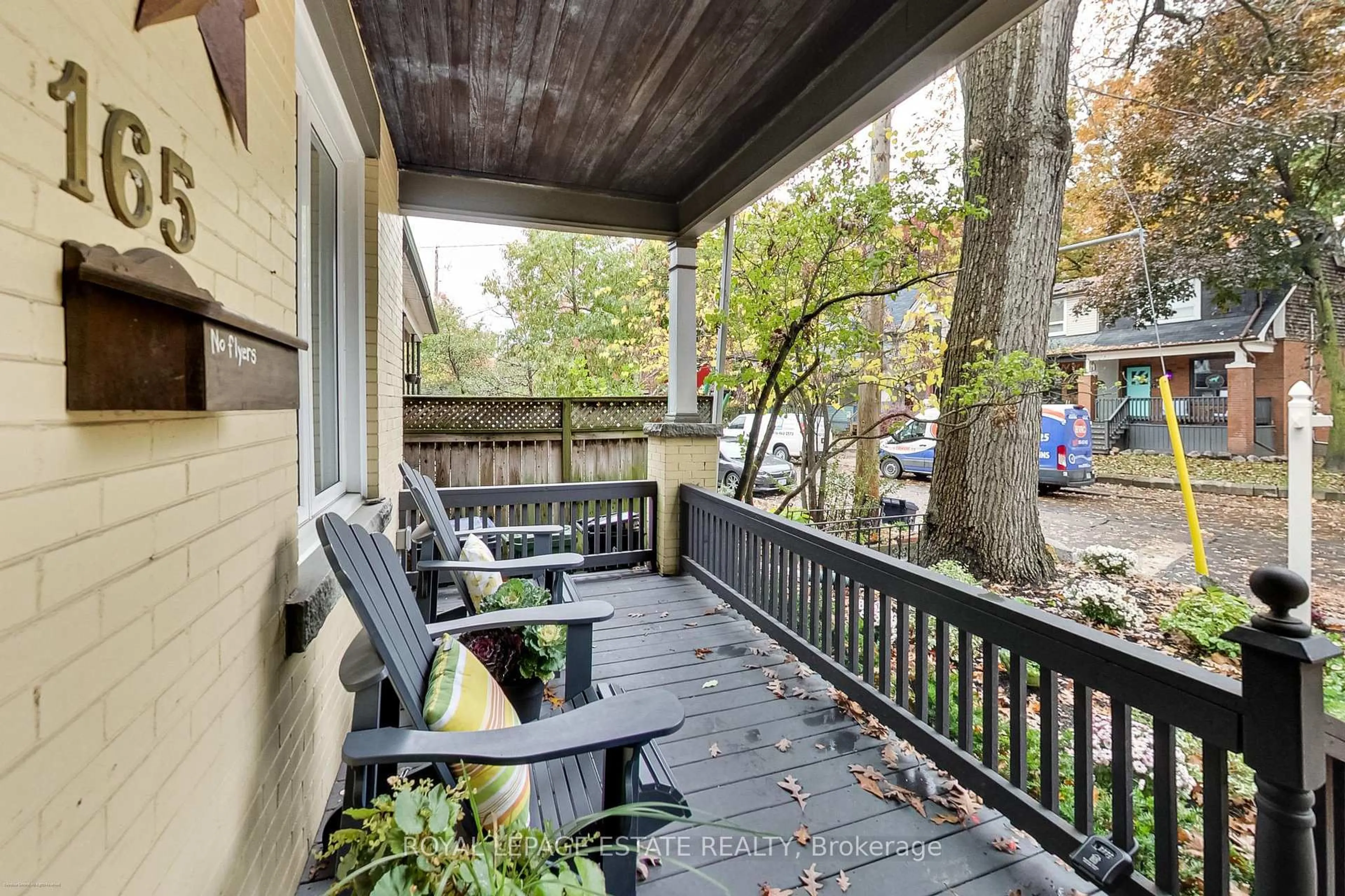 Patio, street for 165 Oakcrest Ave, Toronto Ontario M4C 1B8