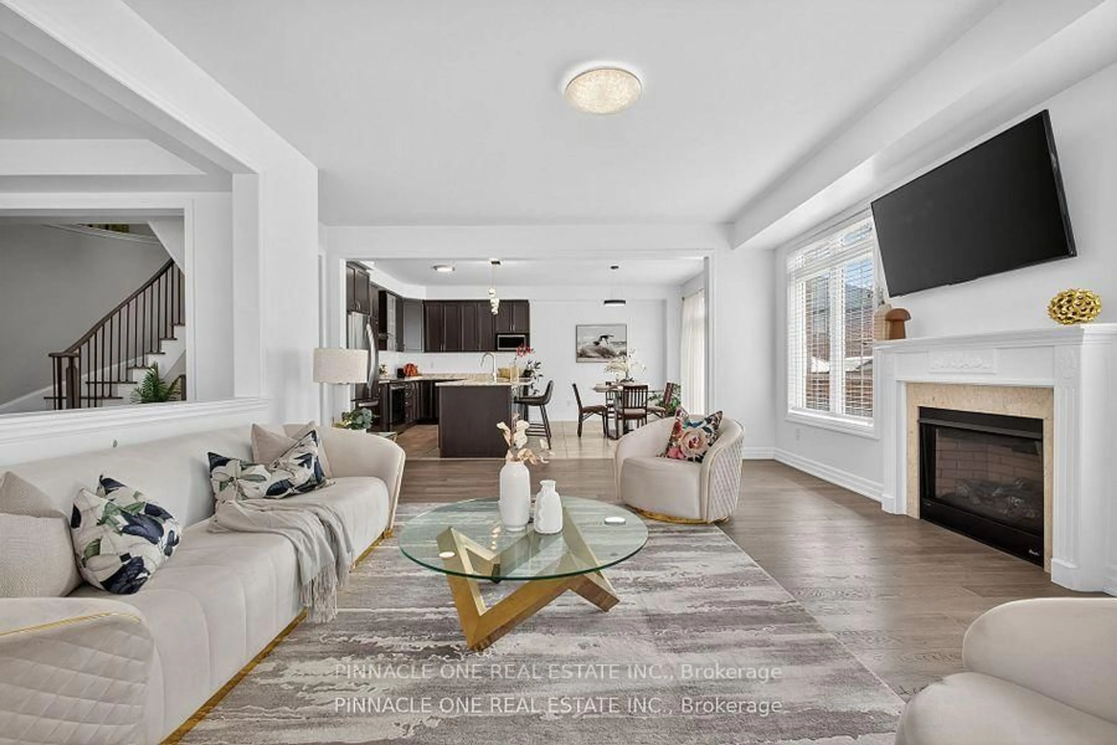 Living room with furniture, unknown for 38 Quick Tr, Clarington Ontario L1C 0V2