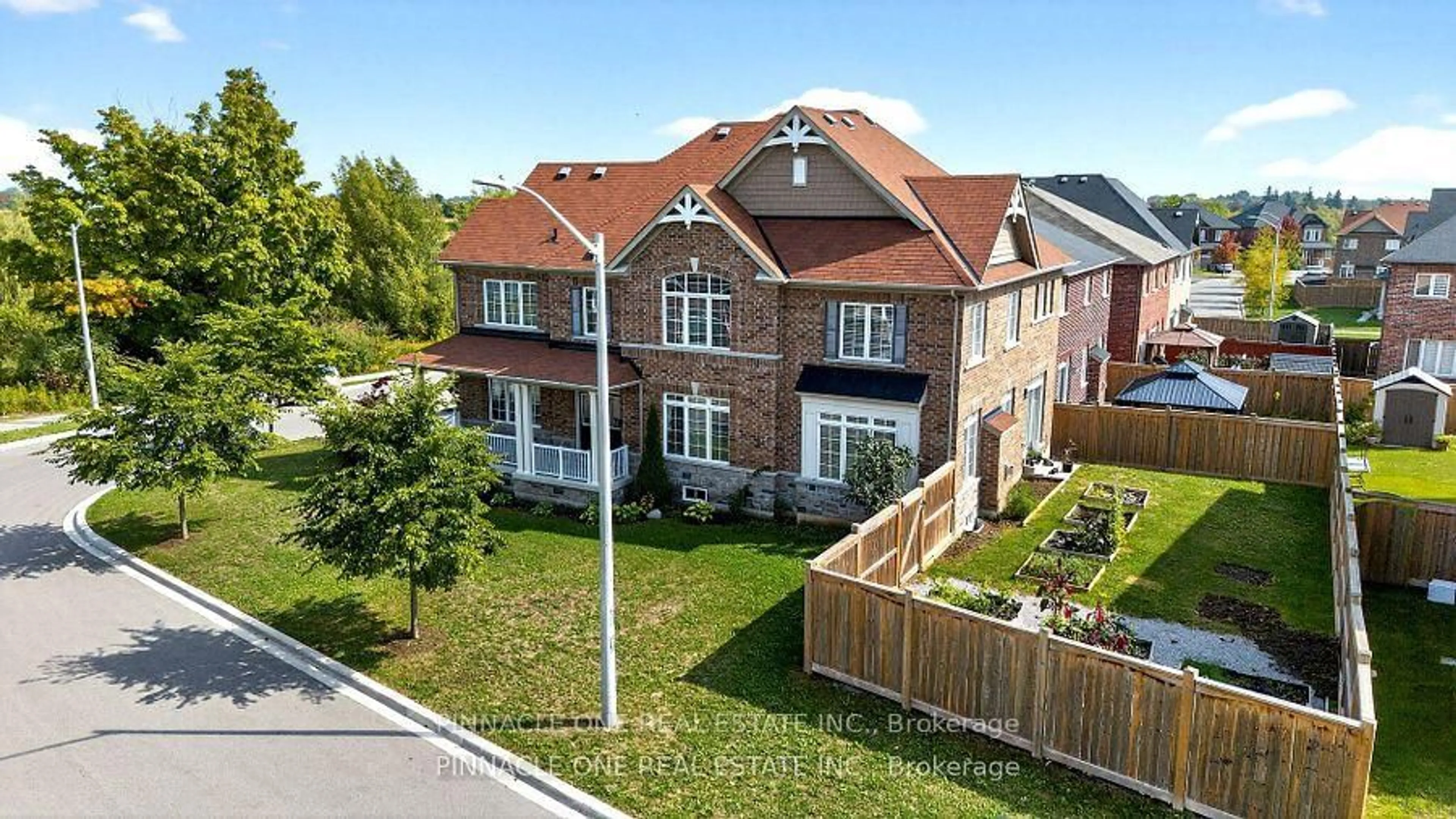 A pic from outside/outdoor area/front of a property/back of a property/a pic from drone, unknown for 38 Quick Tr, Clarington Ontario L1C 0V2