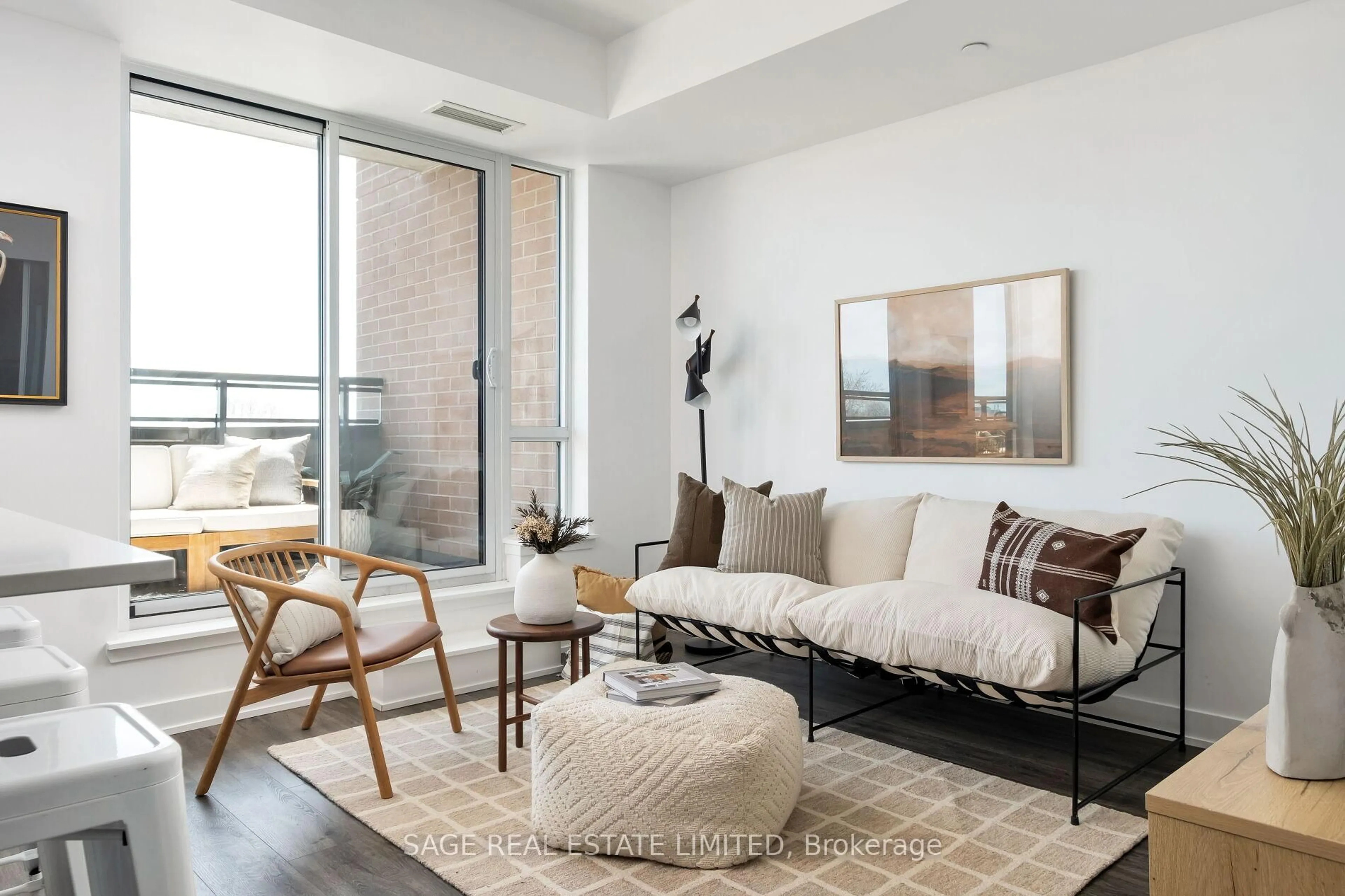 Living room with furniture, unknown for 630 Greenwood Ave #501, Toronto Ontario M4J 4B2