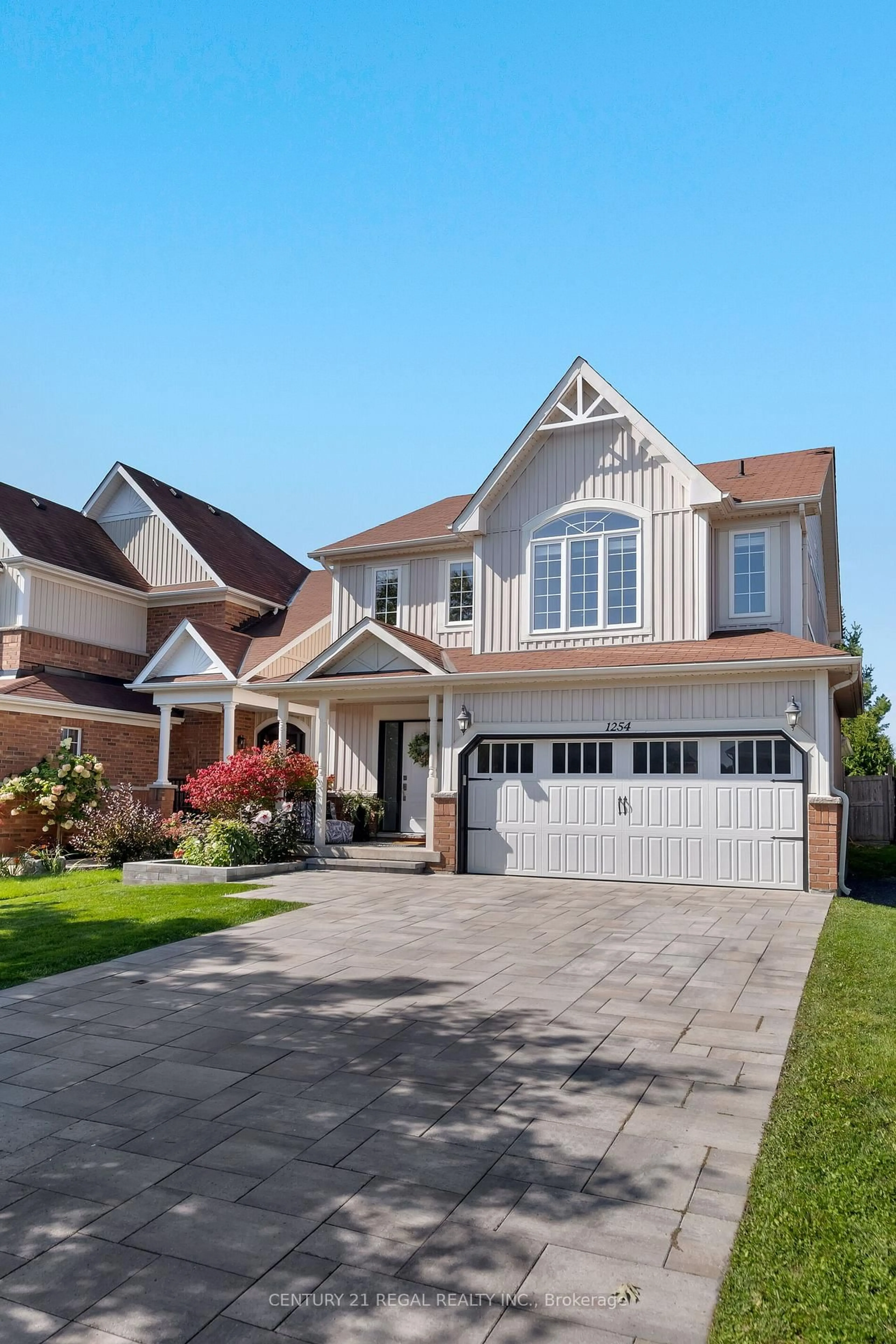 Home with vinyl exterior material, street for 1254 Meath Dr, Oshawa Ontario L1K 0M7