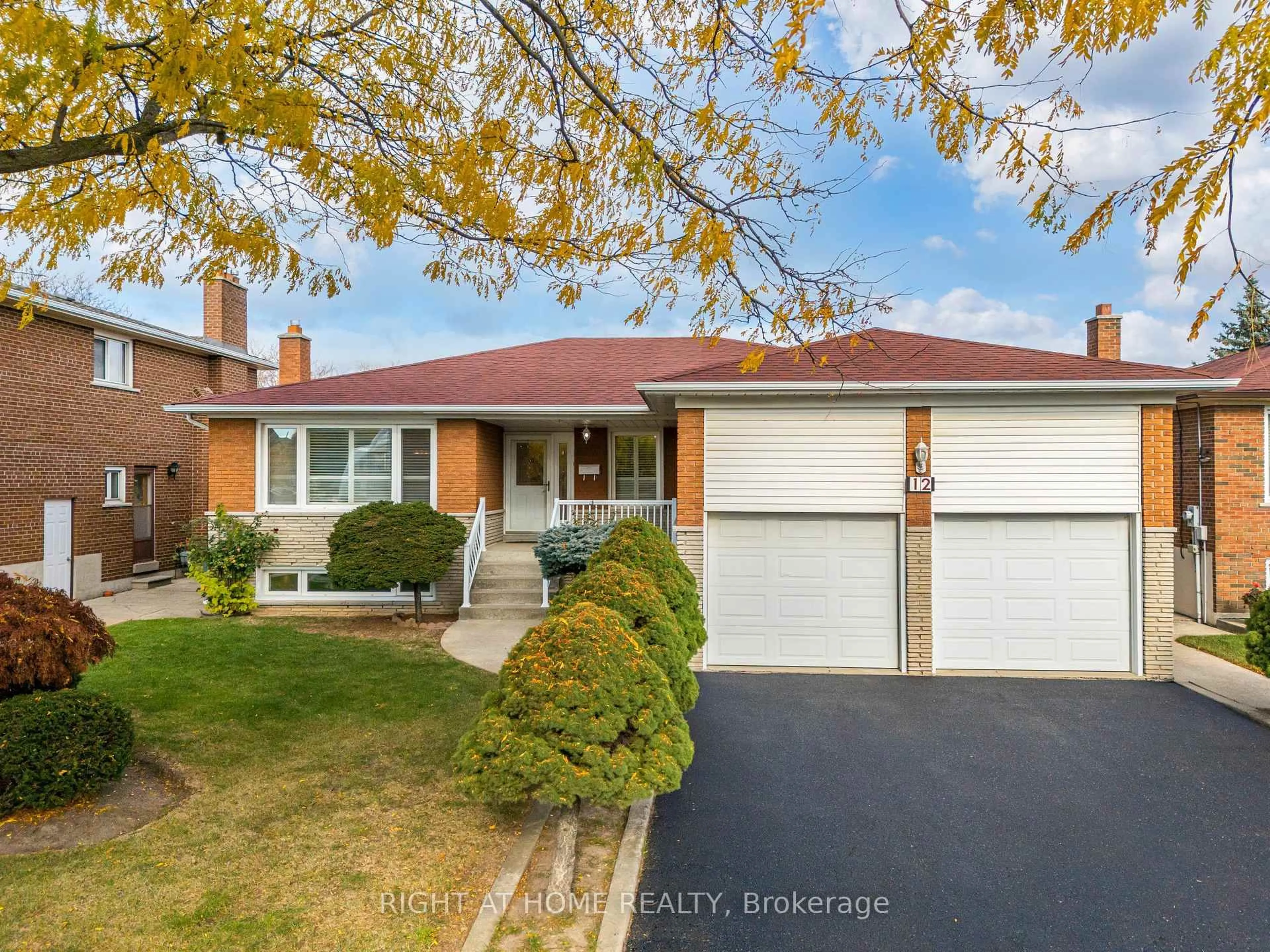 Home with brick exterior material, street for 12 Scarden Ave, Toronto Ontario M1T 1V9