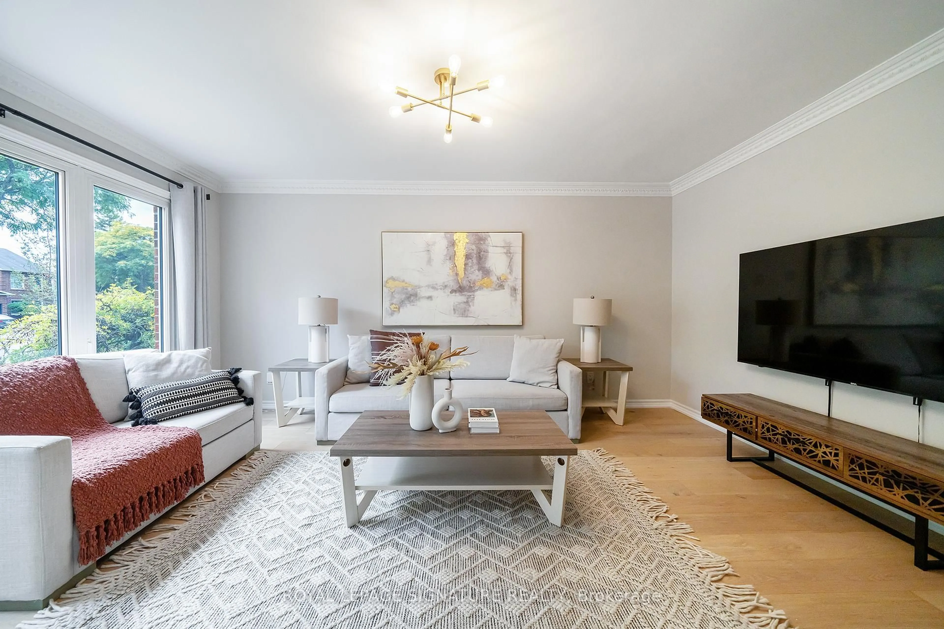 Living room with furniture, unknown for 1239 Barnwood Sq, Pickering Ontario L1X 1C6