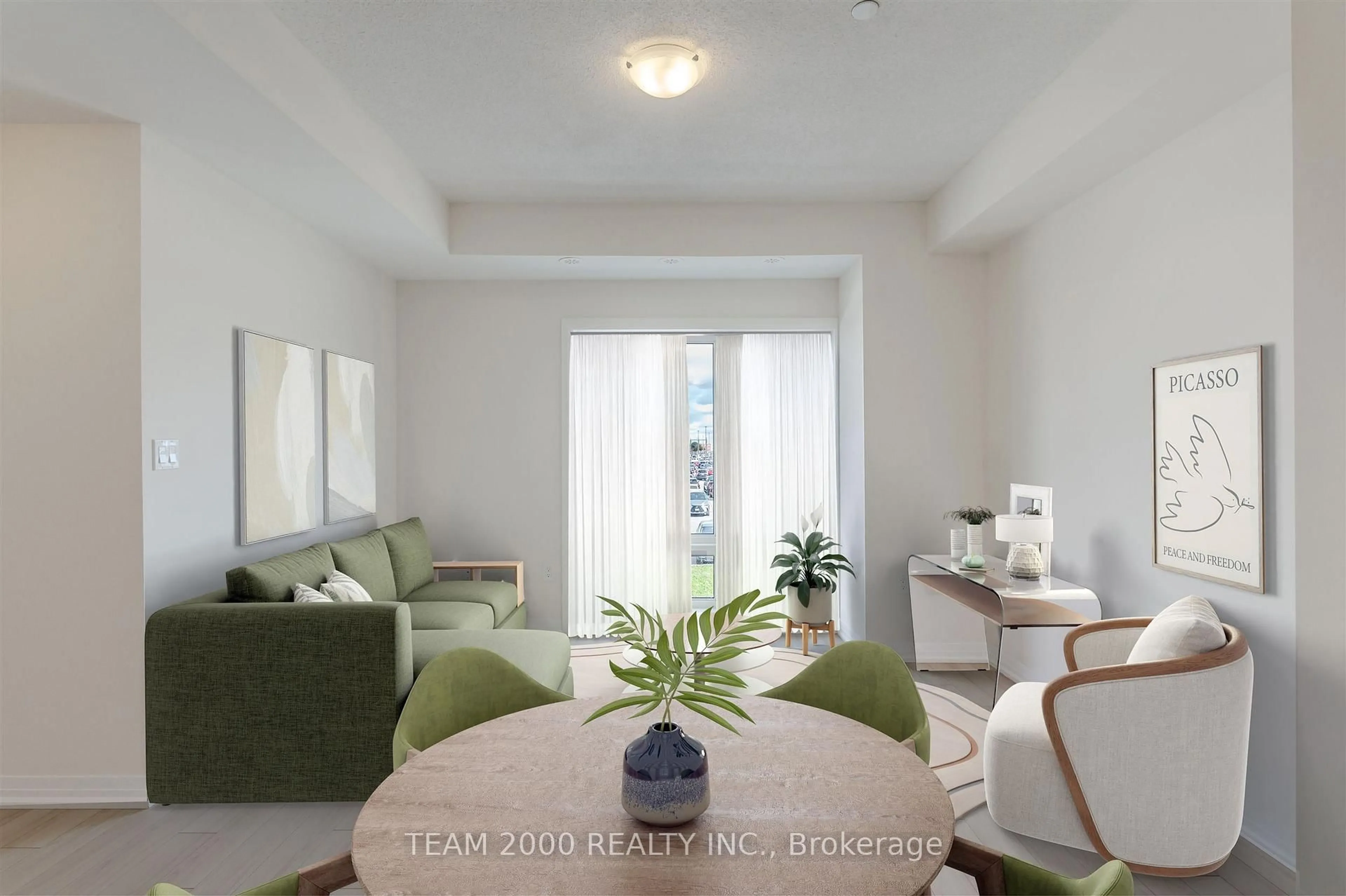 Living room with furniture, unknown for 10 Liben Way #11, Toronto Ontario M1B 0E8