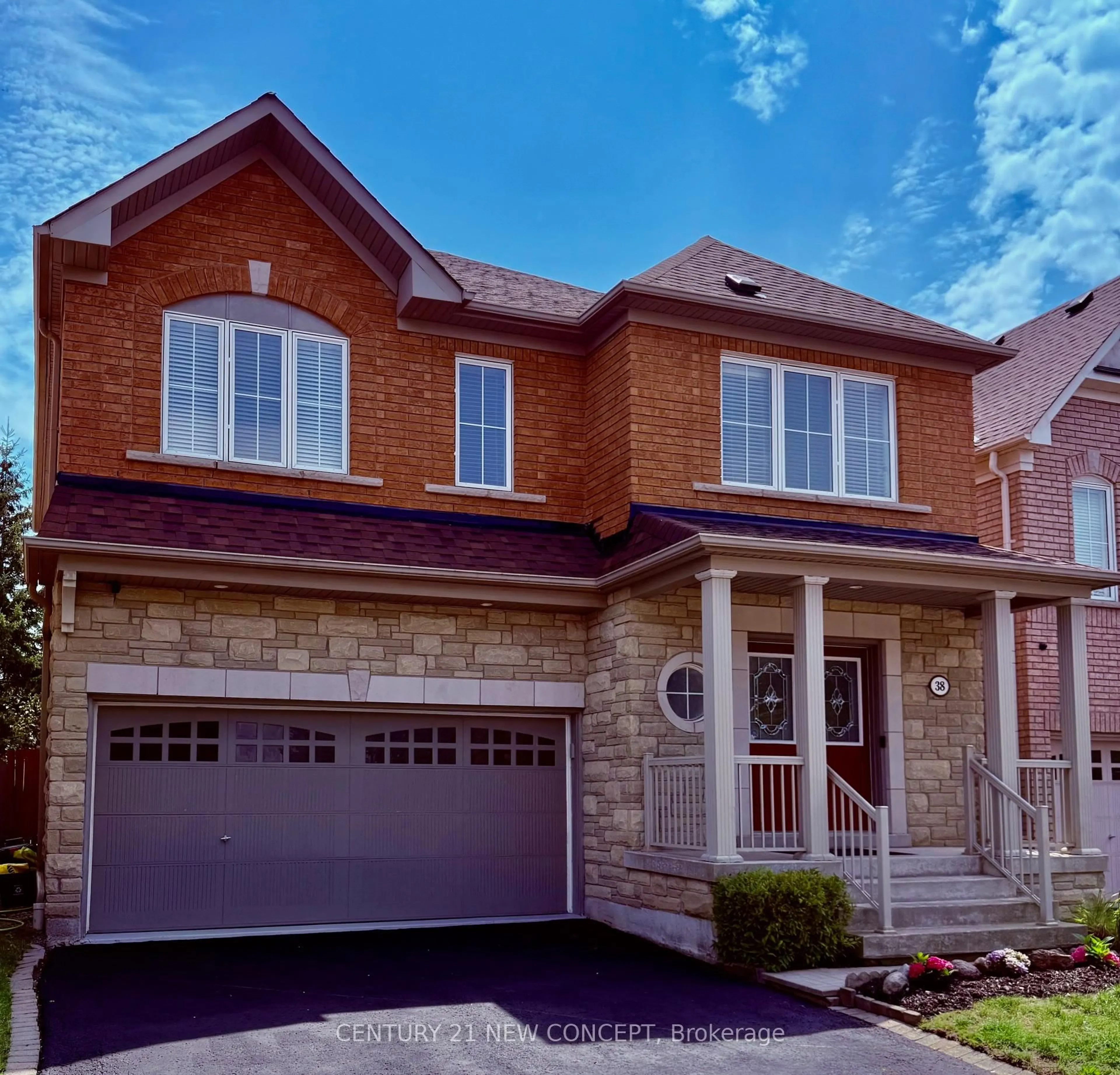 Home with brick exterior material, street for 38 Ryder Cres, Ajax Ontario L1Z 1X9