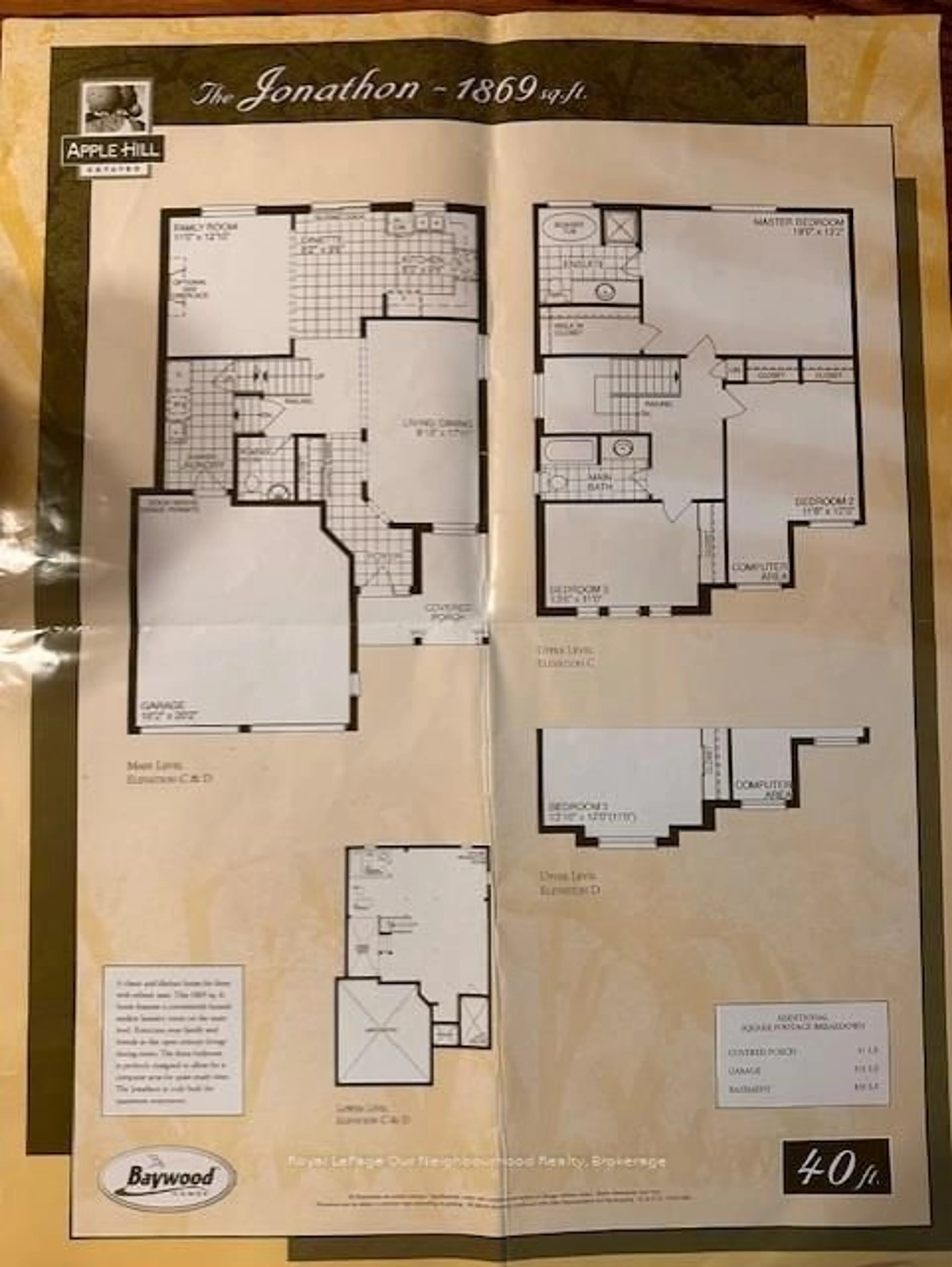 Floor plan for 282 Bons Ave, Clarington Ontario L1C 5P3