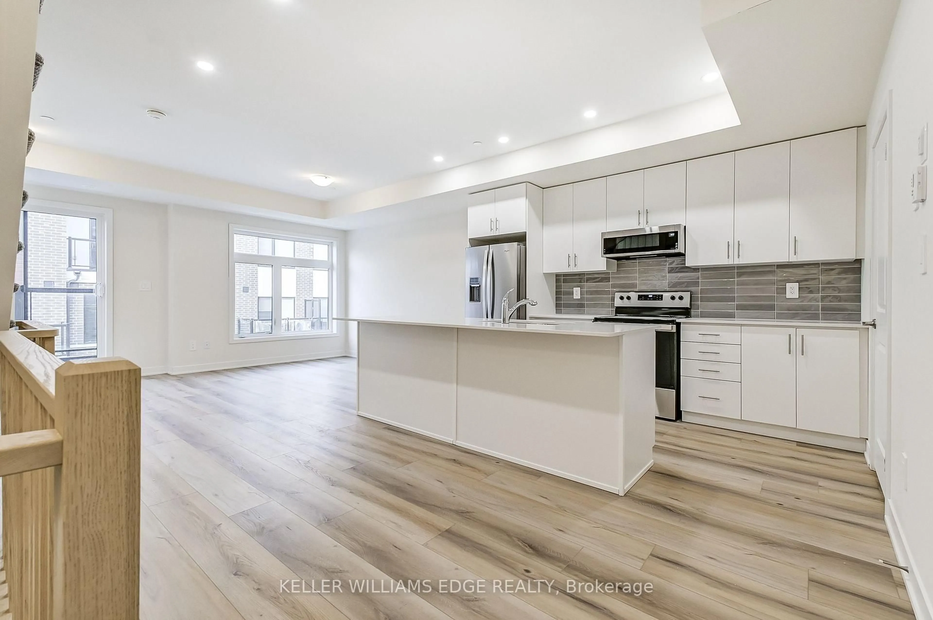 Open concept kitchen, unknown for 755 Omega Dr #202, Pickering Ontario L1V 0H1