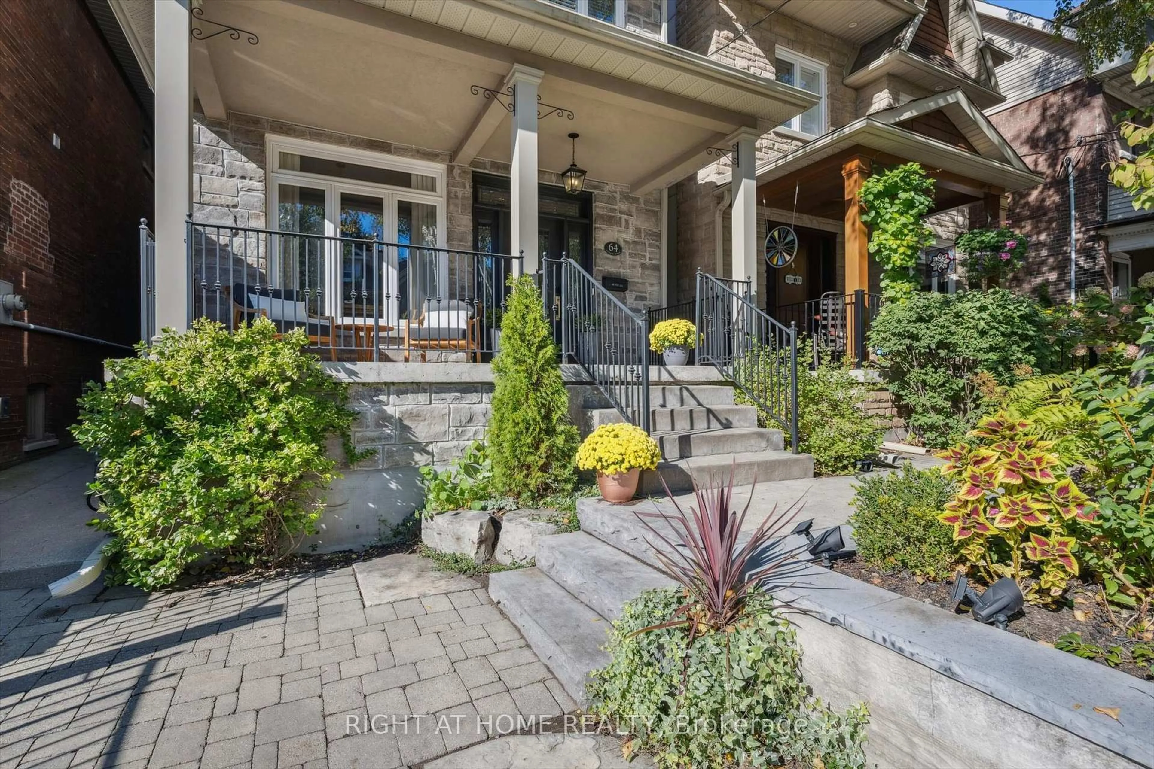 Patio, street for 64 Wheeler Ave, Toronto Ontario M4L 3V2