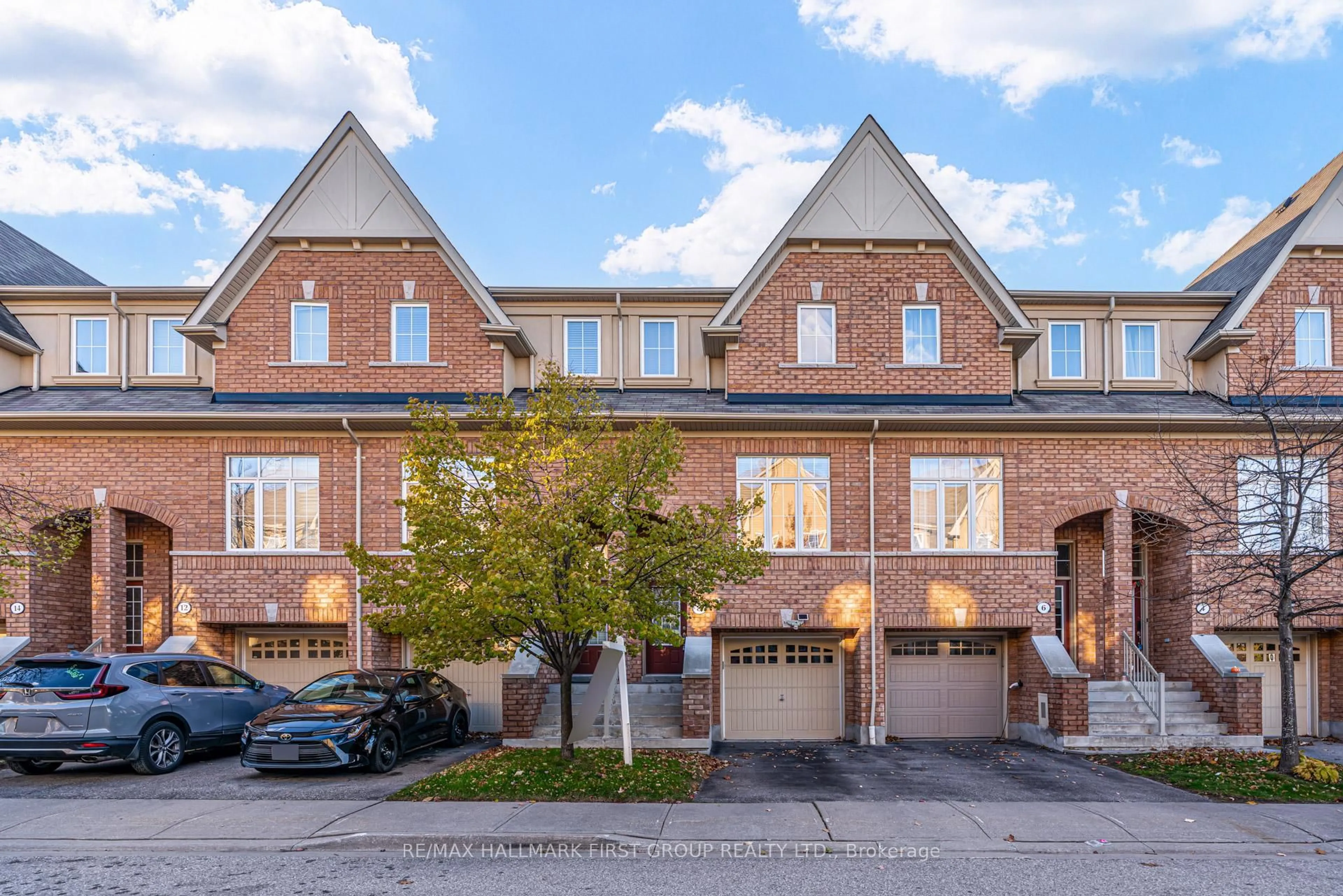 Home with brick exterior material, street for 8 Reevesmere Lane, Ajax Ontario L1Z 0L3