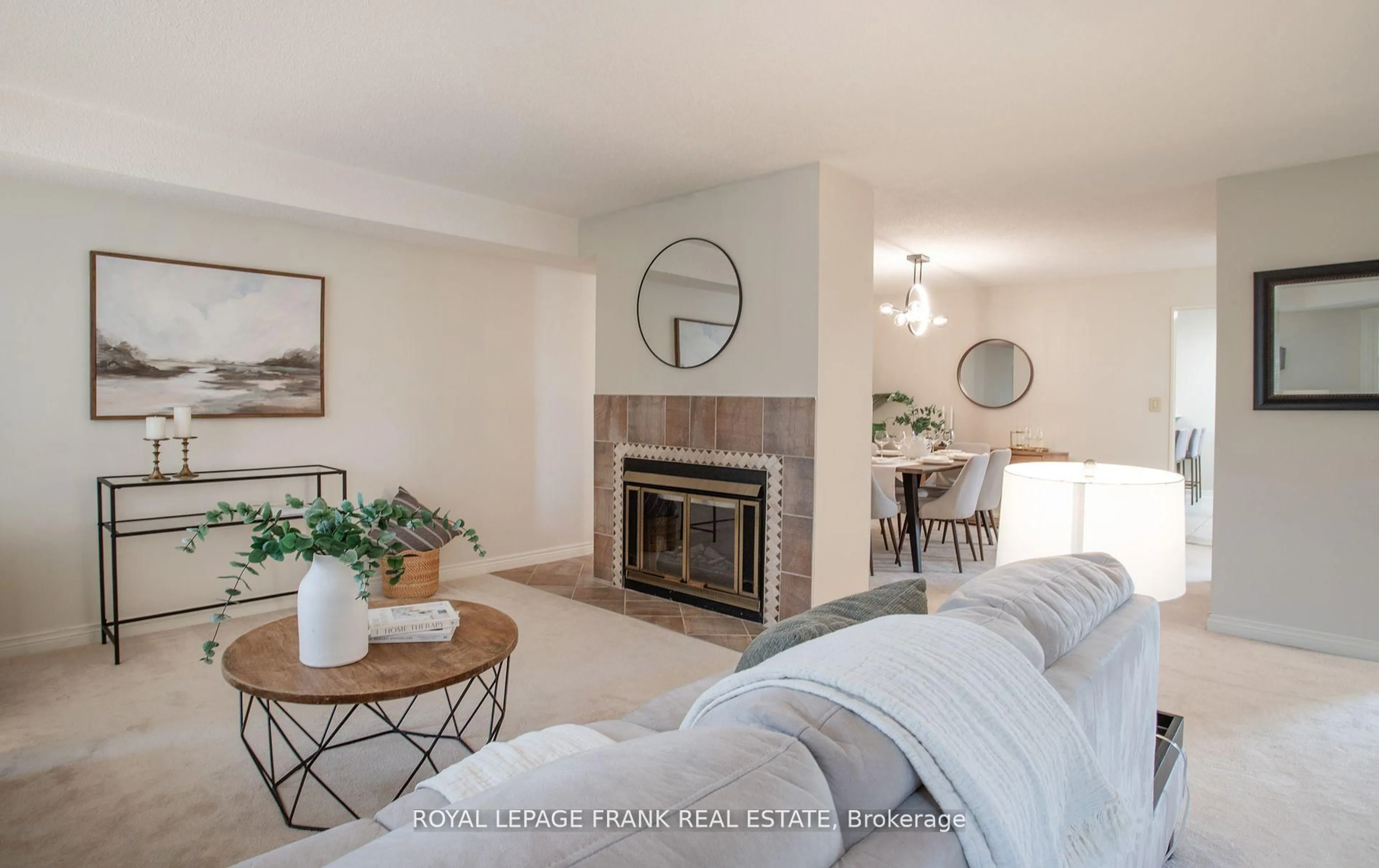 Living room with furniture, ceramic/tile floor for 1667 Nash Rd #F12, Clarington Ontario L1E 1S8