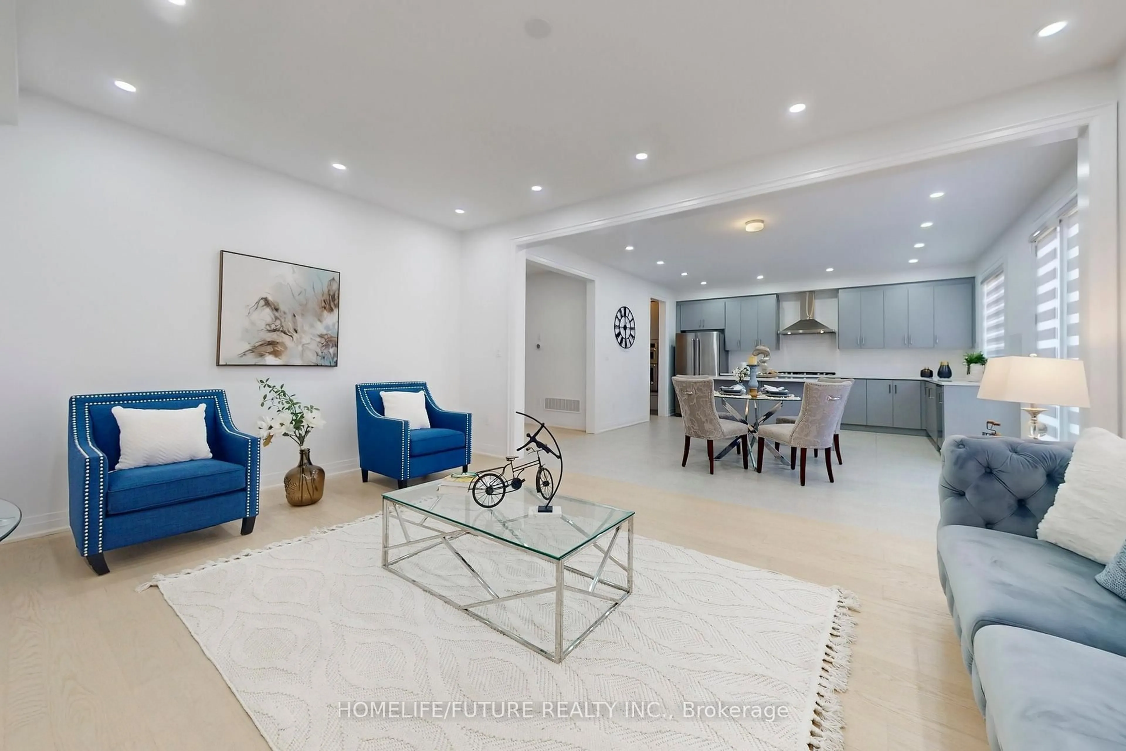 Living room with furniture, ceramic/tile floor for 2096 Chris Mason St, Oshawa Ontario L1L 0S6