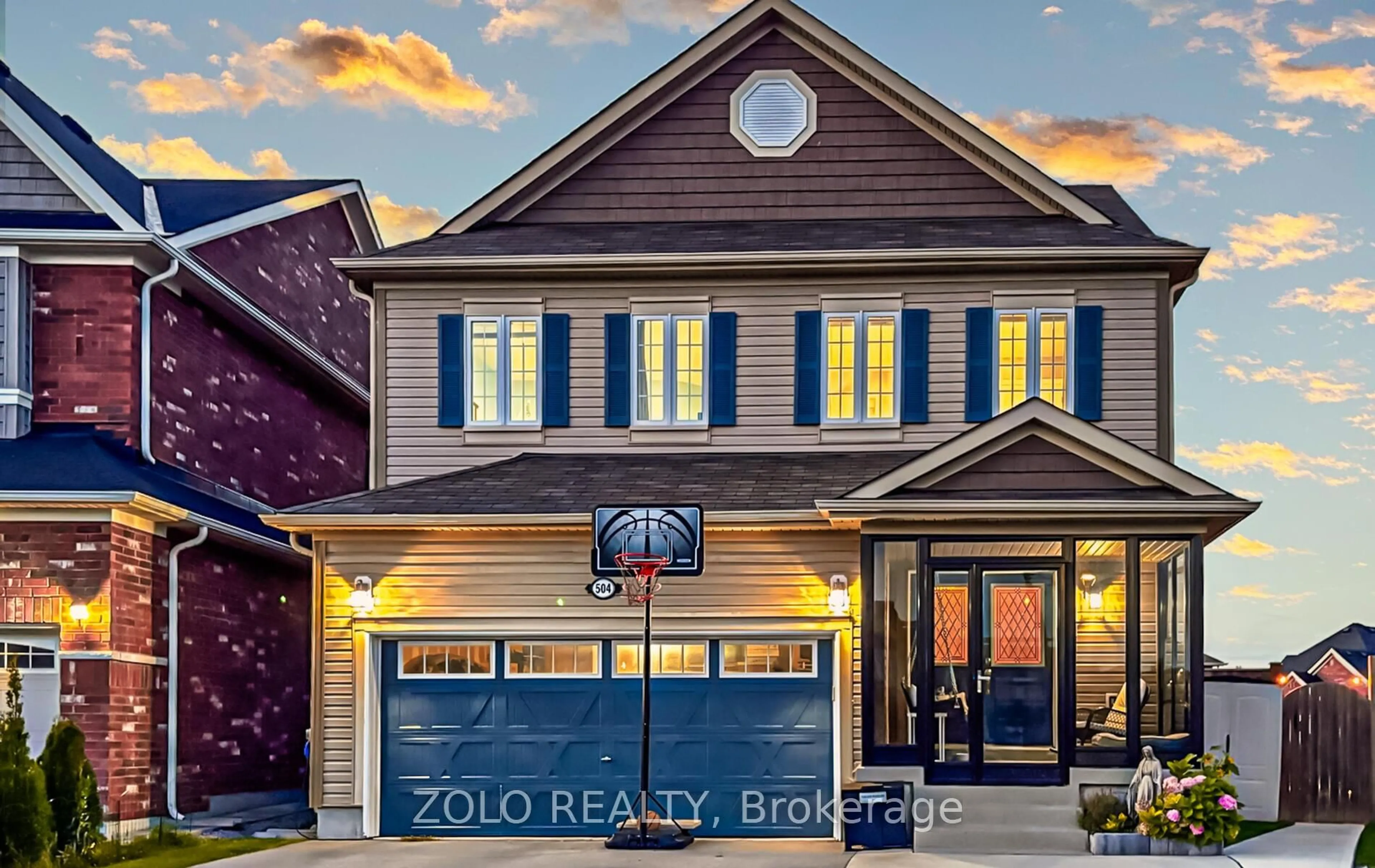 Home with brick exterior material, street for 504 Halo St, Oshawa Ontario L1H 7K4