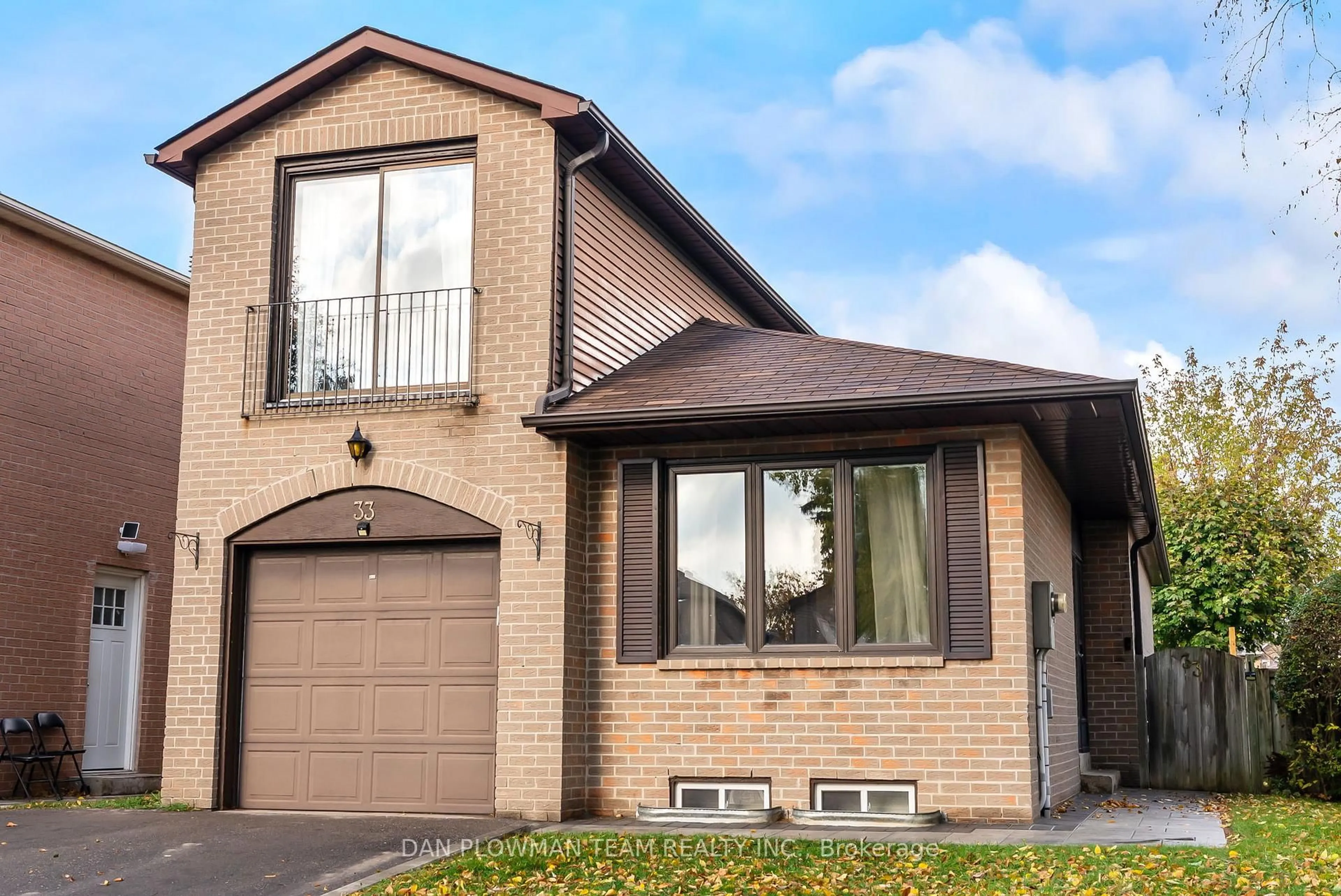 Home with brick exterior material, street for 33 Delaney Dr, Ajax Ontario L1T 2K4