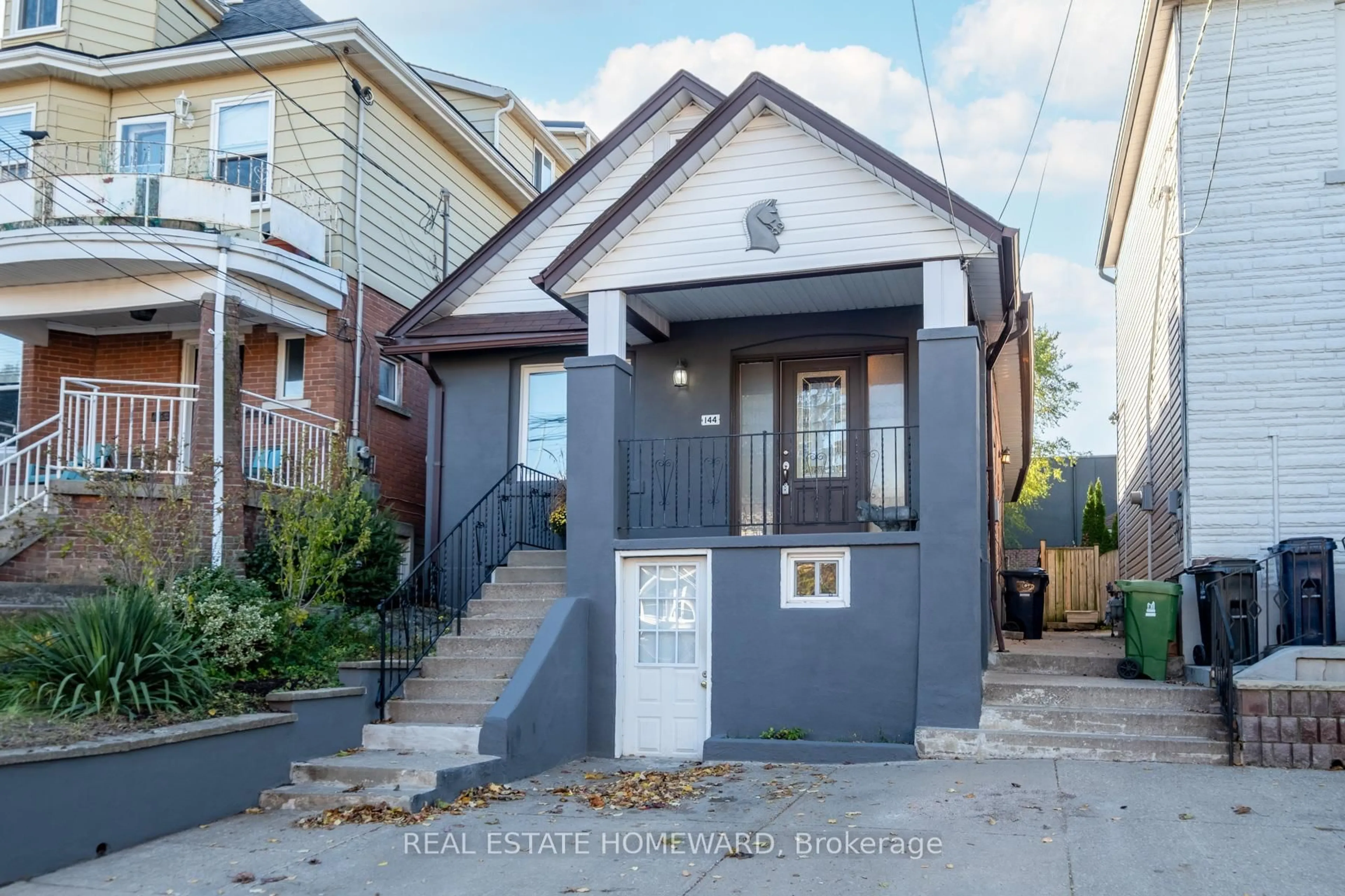 Home with brick exterior material, street for 144 Westlake Ave, Toronto Ontario M4C 4R9