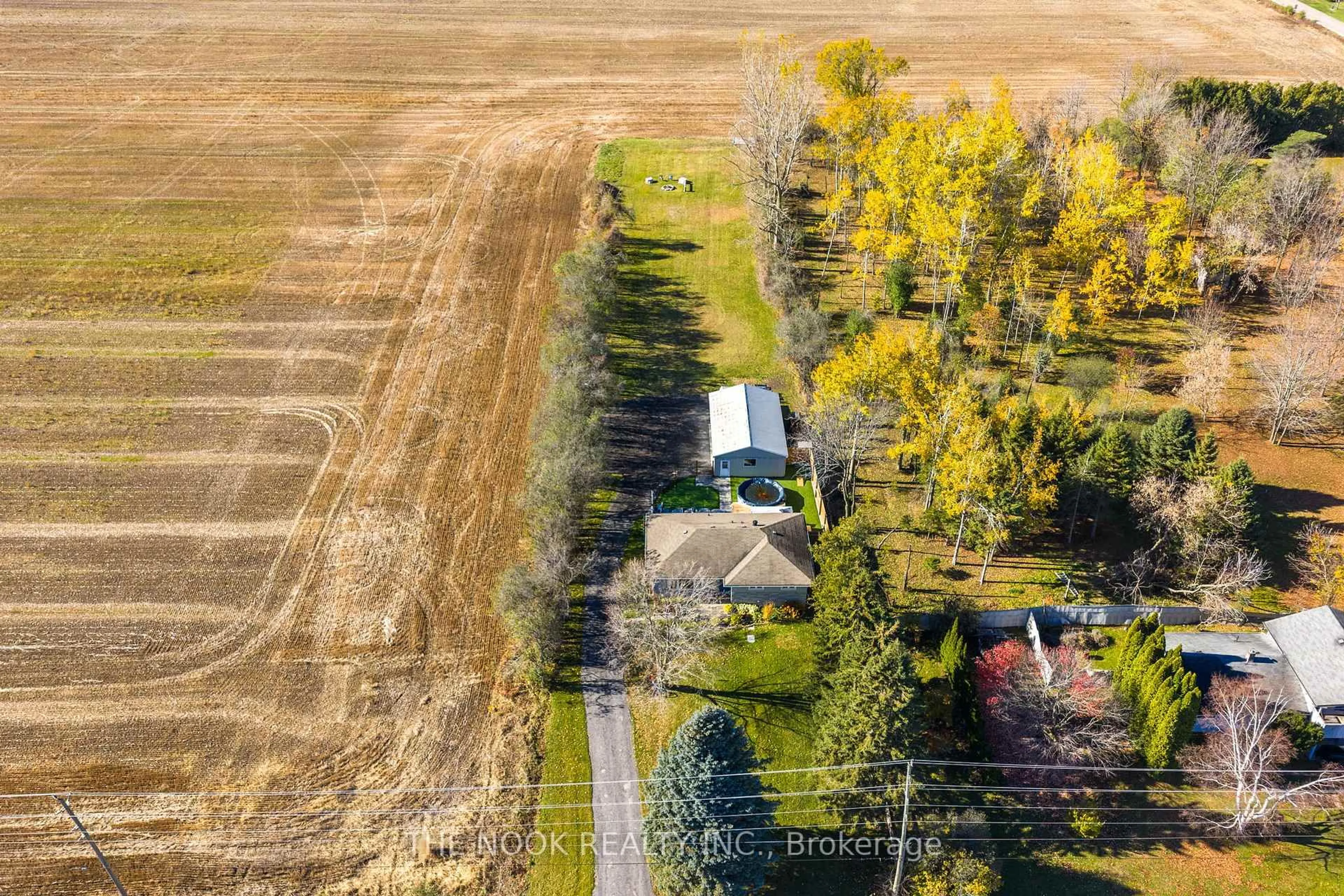 A pic from outside/outdoor area/front of a property/back of a property/a pic from drone, forest/trees view for 16850 Nestleton Rd, Scugog Ontario L0B 1L0