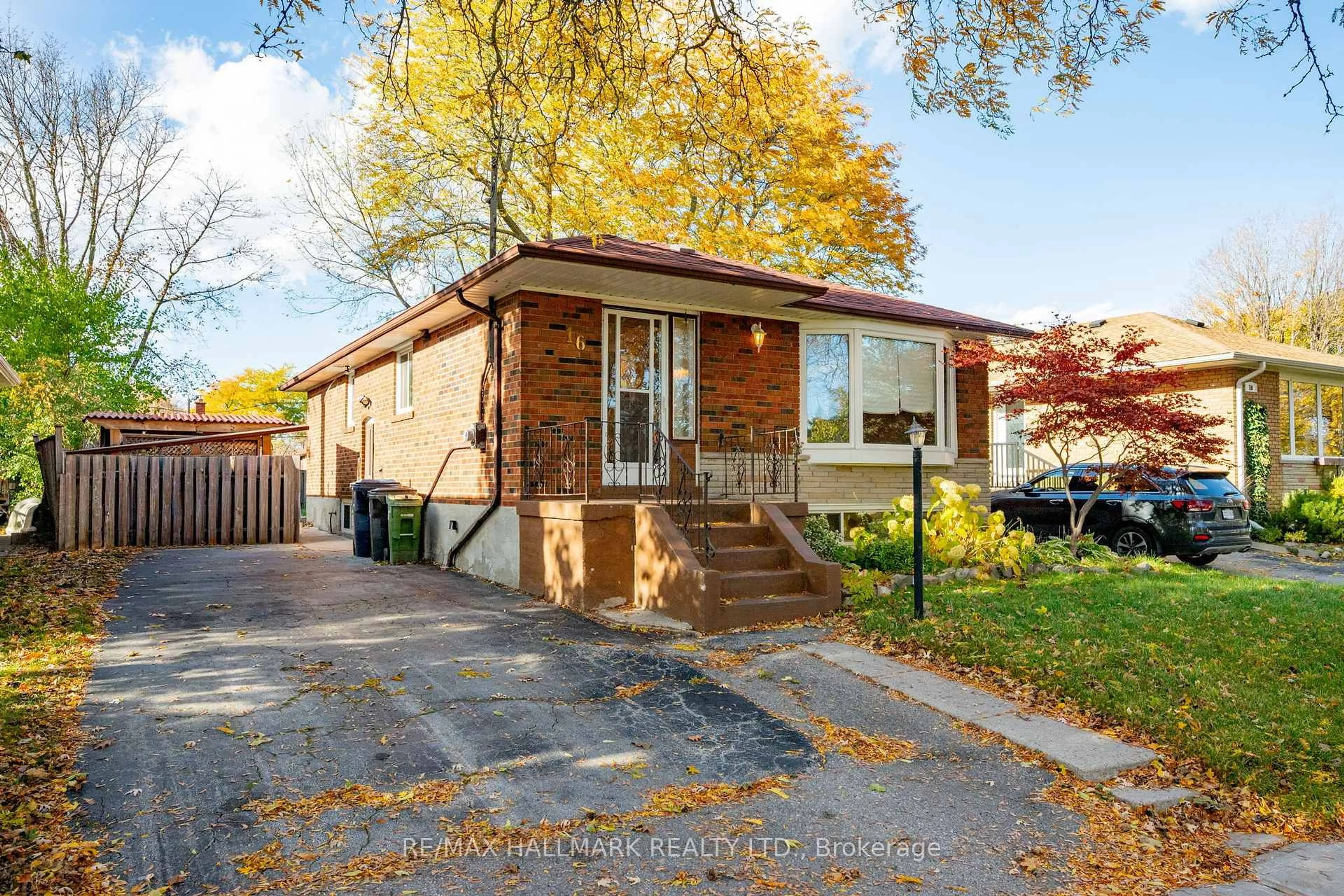 Home with brick exterior material, street for 16 Stanwell Dr, Toronto Ontario M1P 4H5