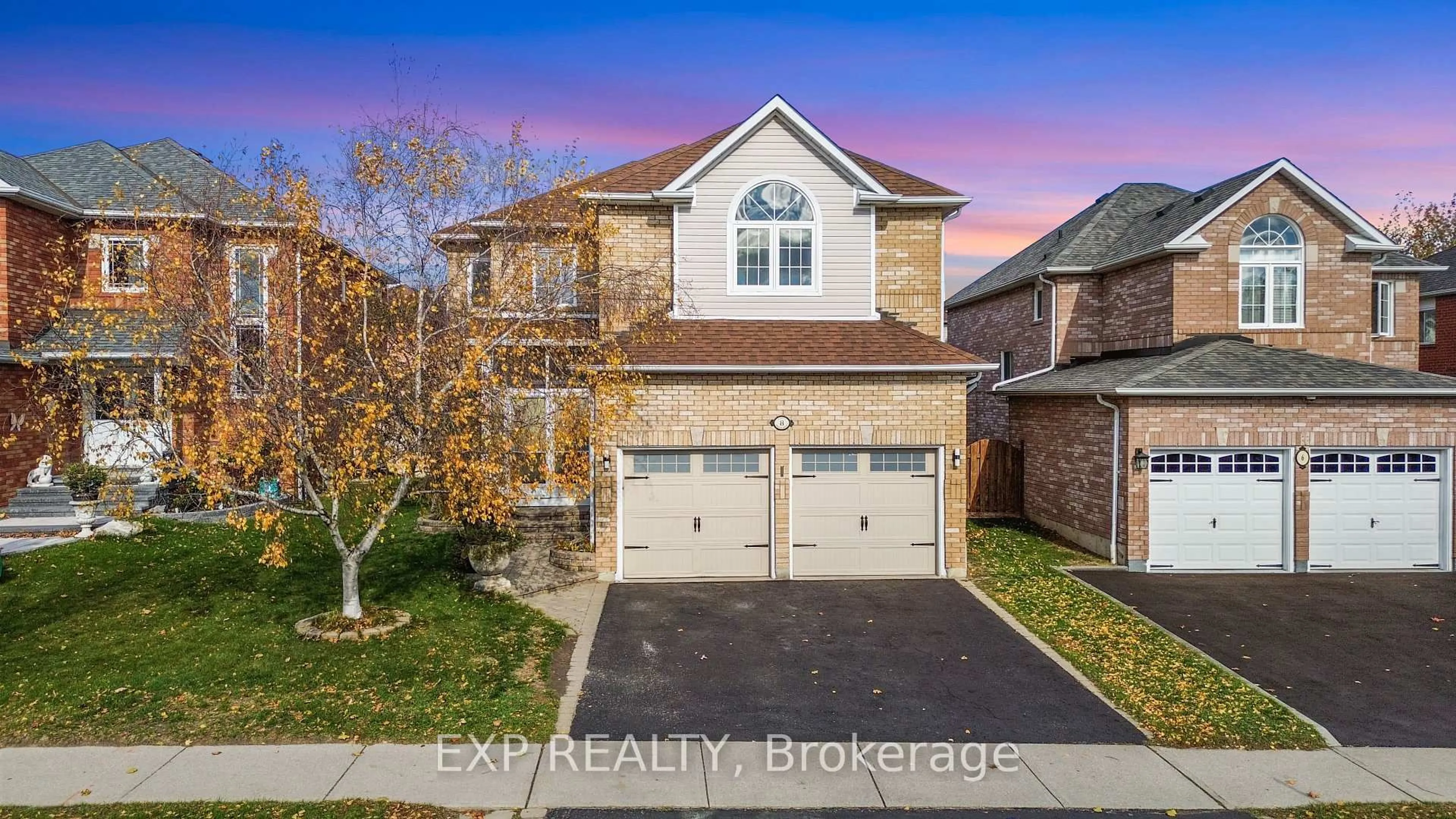 Home with brick exterior material, street for 8 Kerrison Dr, Ajax Ontario L1Z 1K1