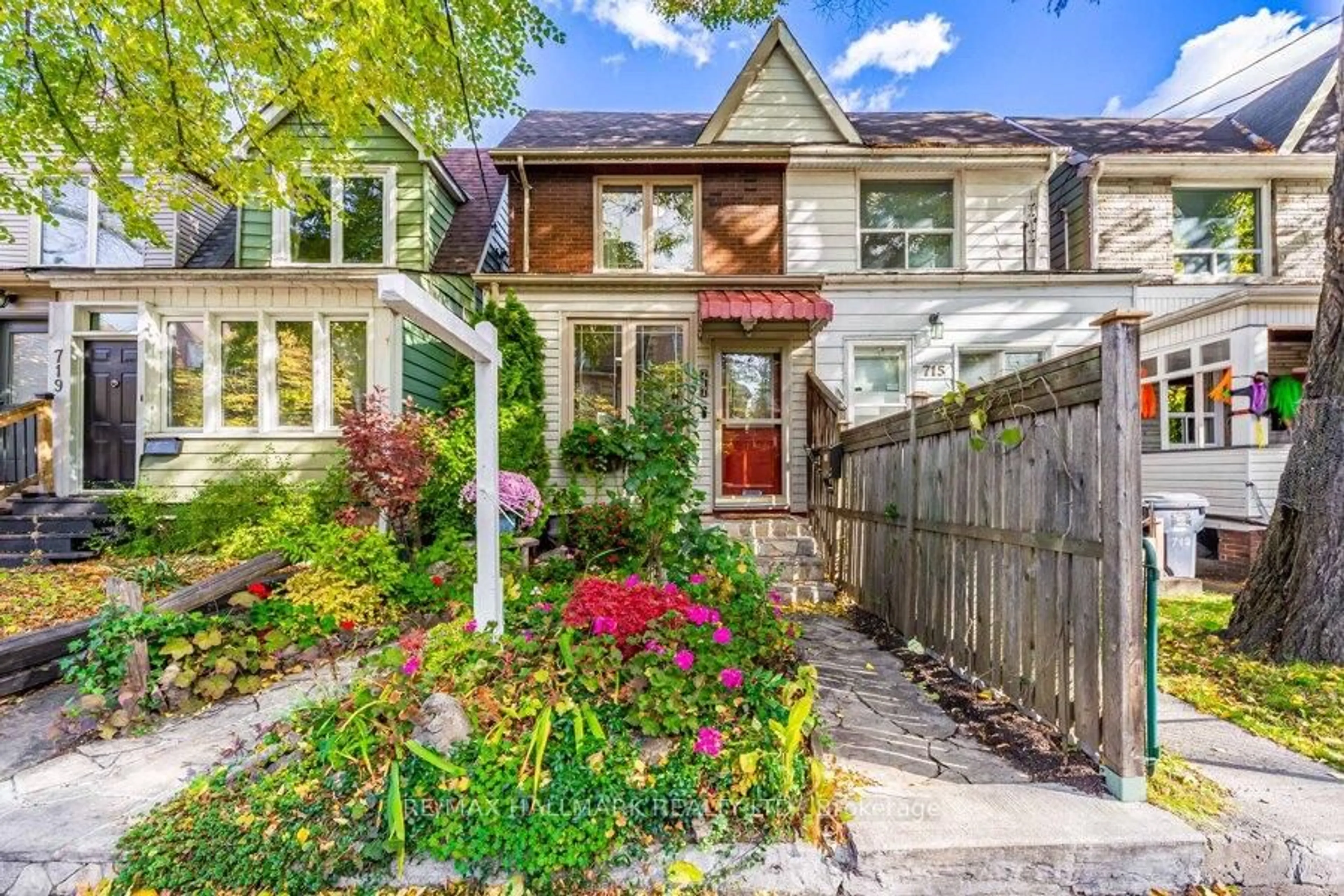 Home with brick exterior material, street for 717 Rhodes Ave, Toronto Ontario M4J 4X5