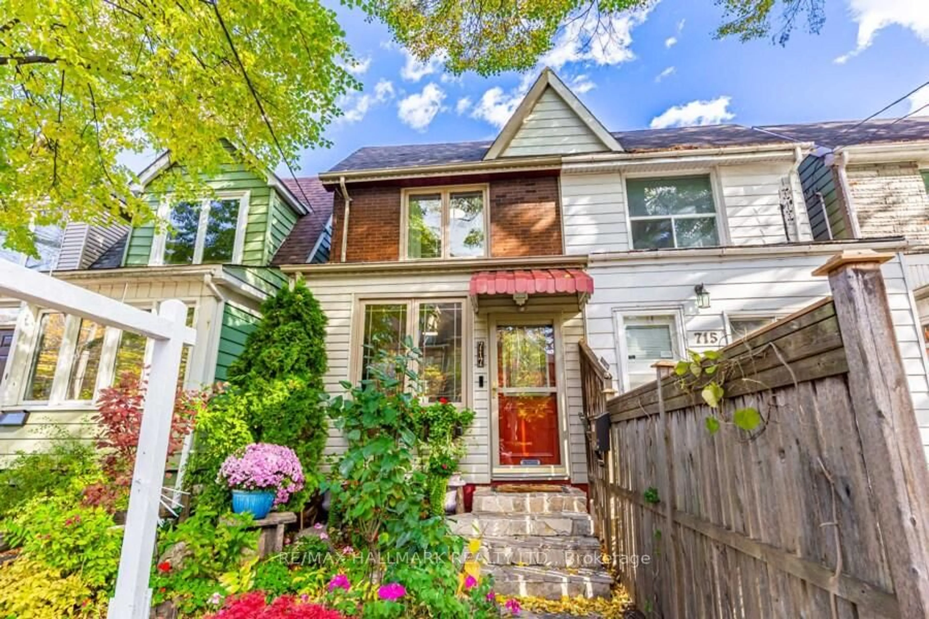 Home with brick exterior material, street for 717 Rhodes Ave, Toronto Ontario M4J 4X5