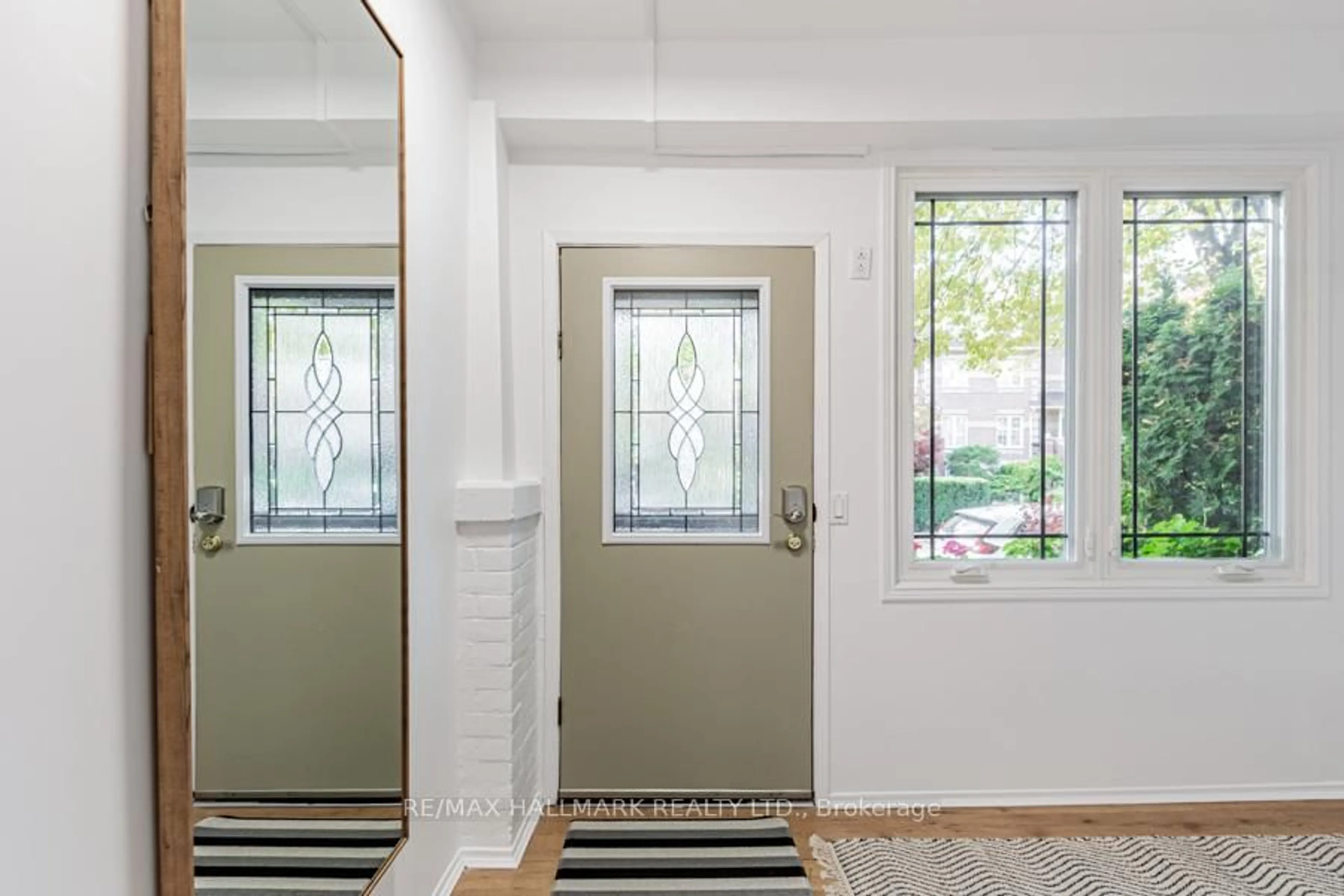 Indoor entryway for 717 Rhodes Ave, Toronto Ontario M4J 4X5