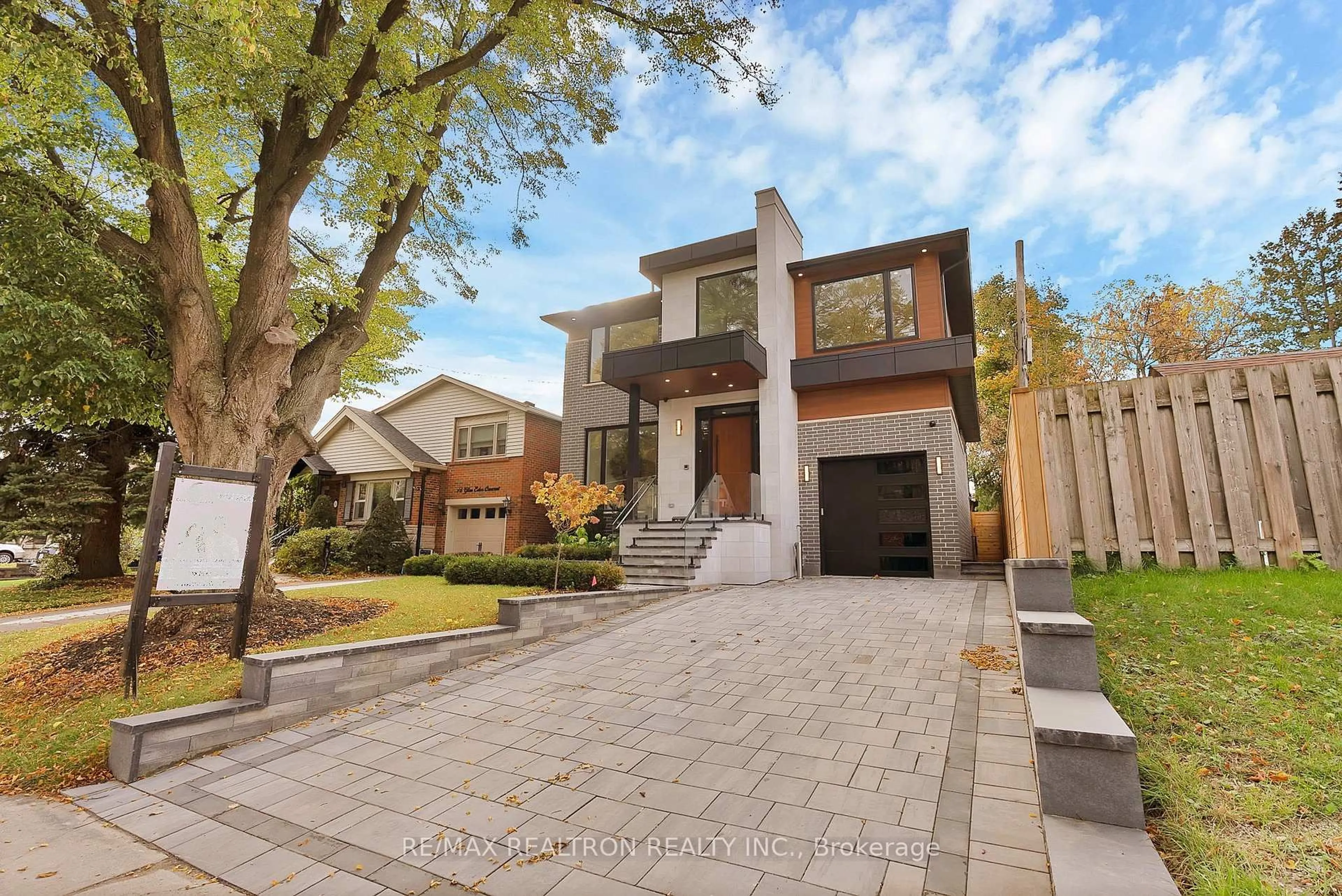 Home with brick exterior material, street for 18 Glen Eden Cres, Toronto Ontario M4B 2X9