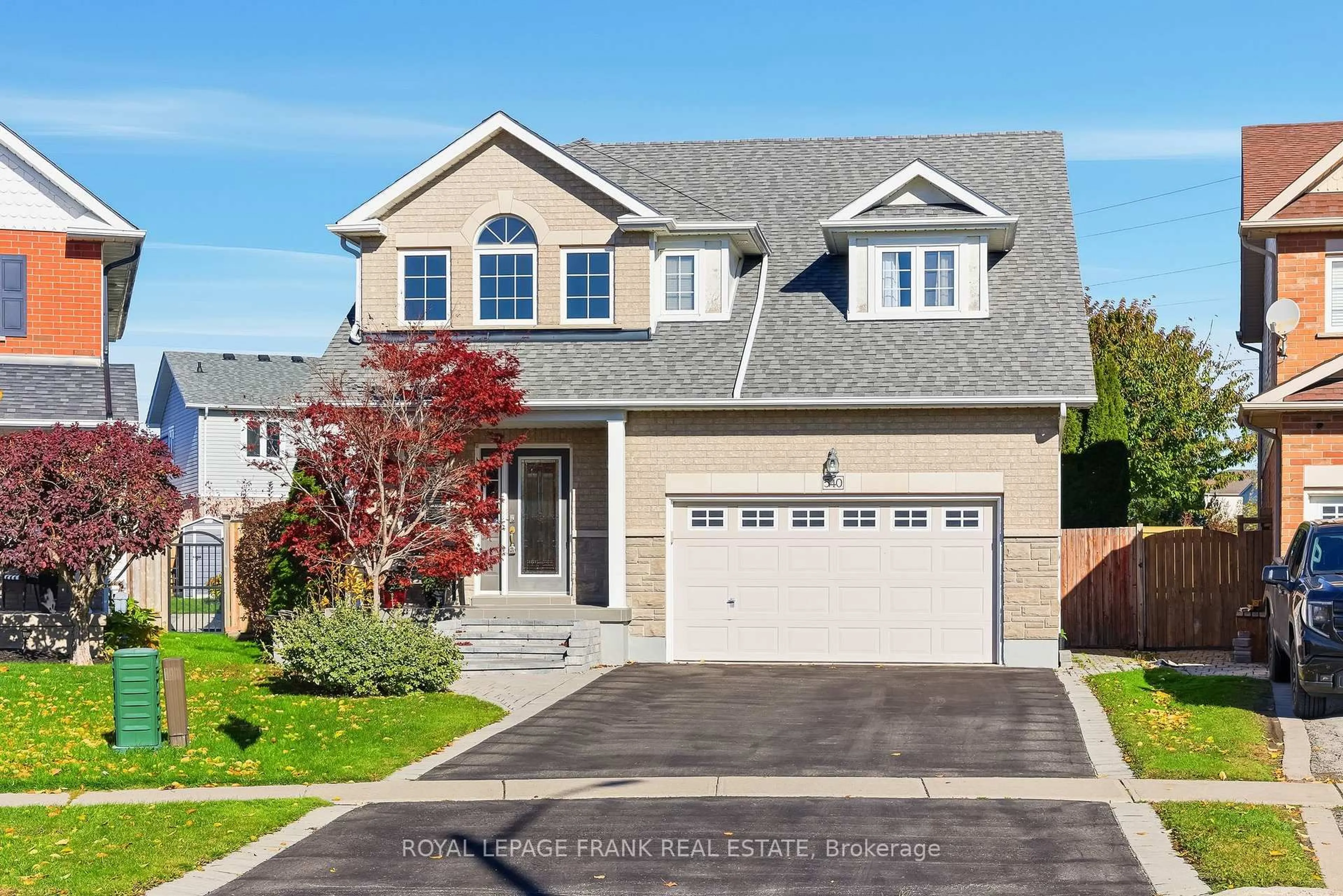 Home with brick exterior material, street for 540 Woodmount Cres, Oshawa Ontario L1K 2T1
