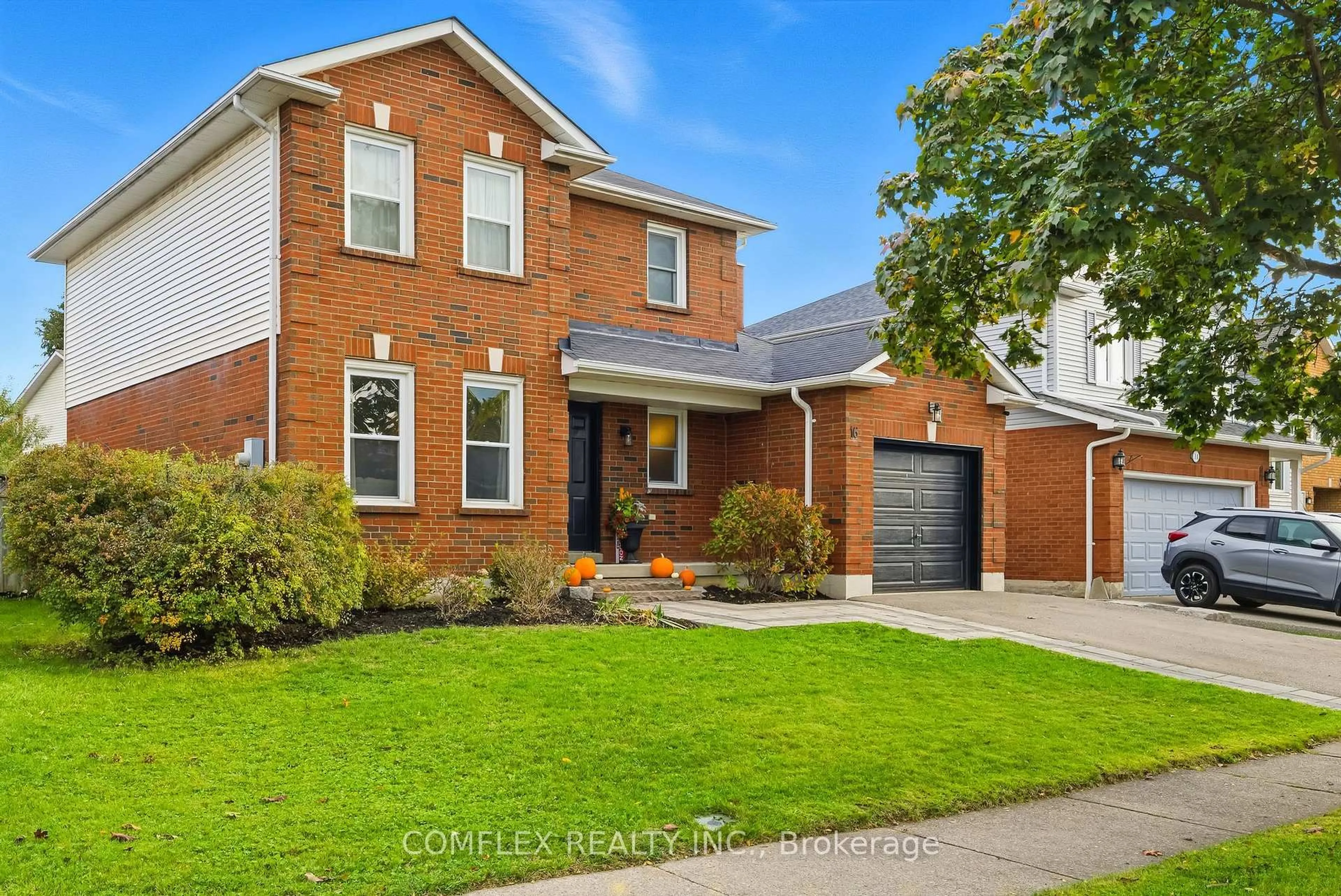 Home with brick exterior material, street for 16 Orchard Park Dr, Clarington Ontario L1C 4E2