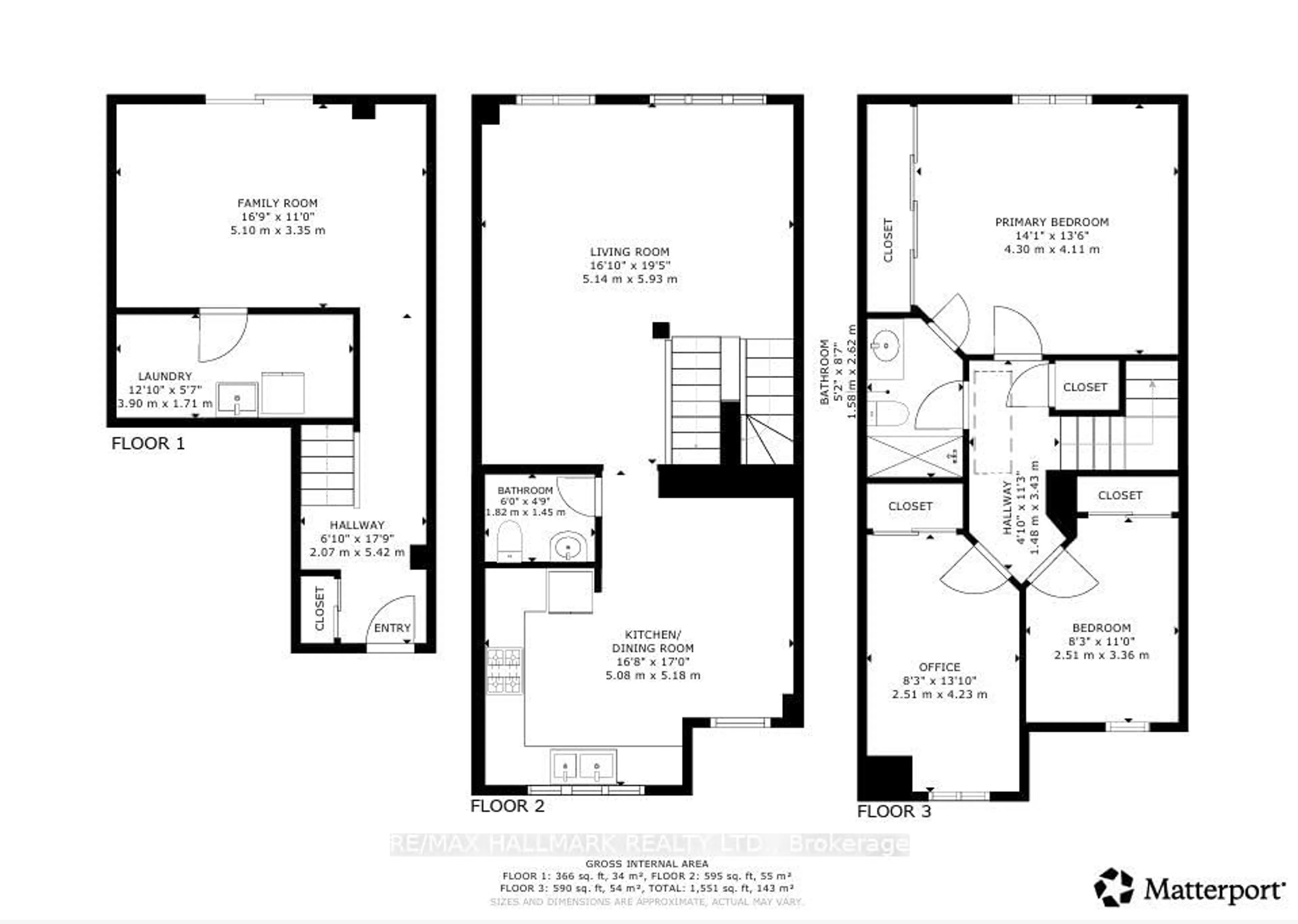 Floor plan for 6400 Lawrence Ave #16, Toronto Ontario M1C 5C7