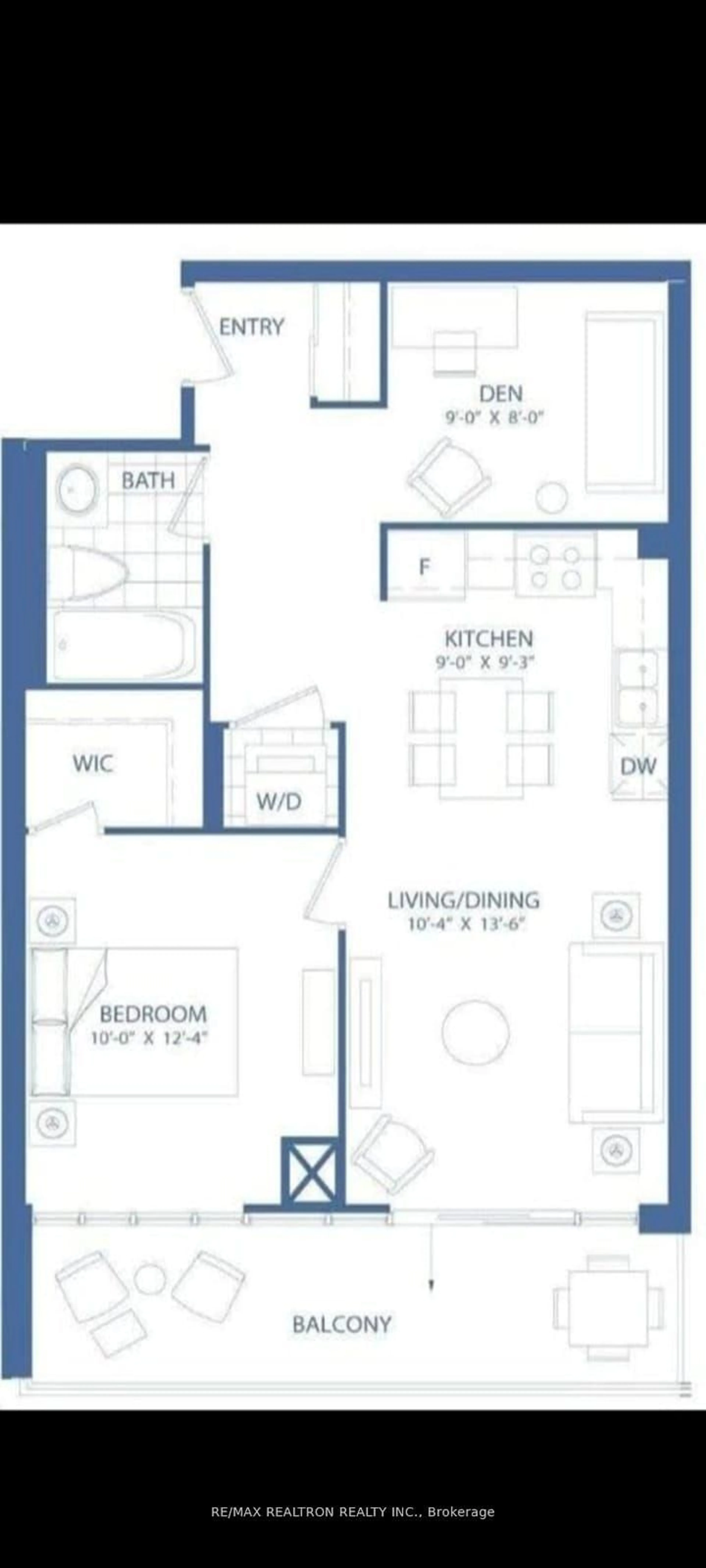 Floor plan for 1215 Bayly St #205, Pickering Ontario L1W 1L7