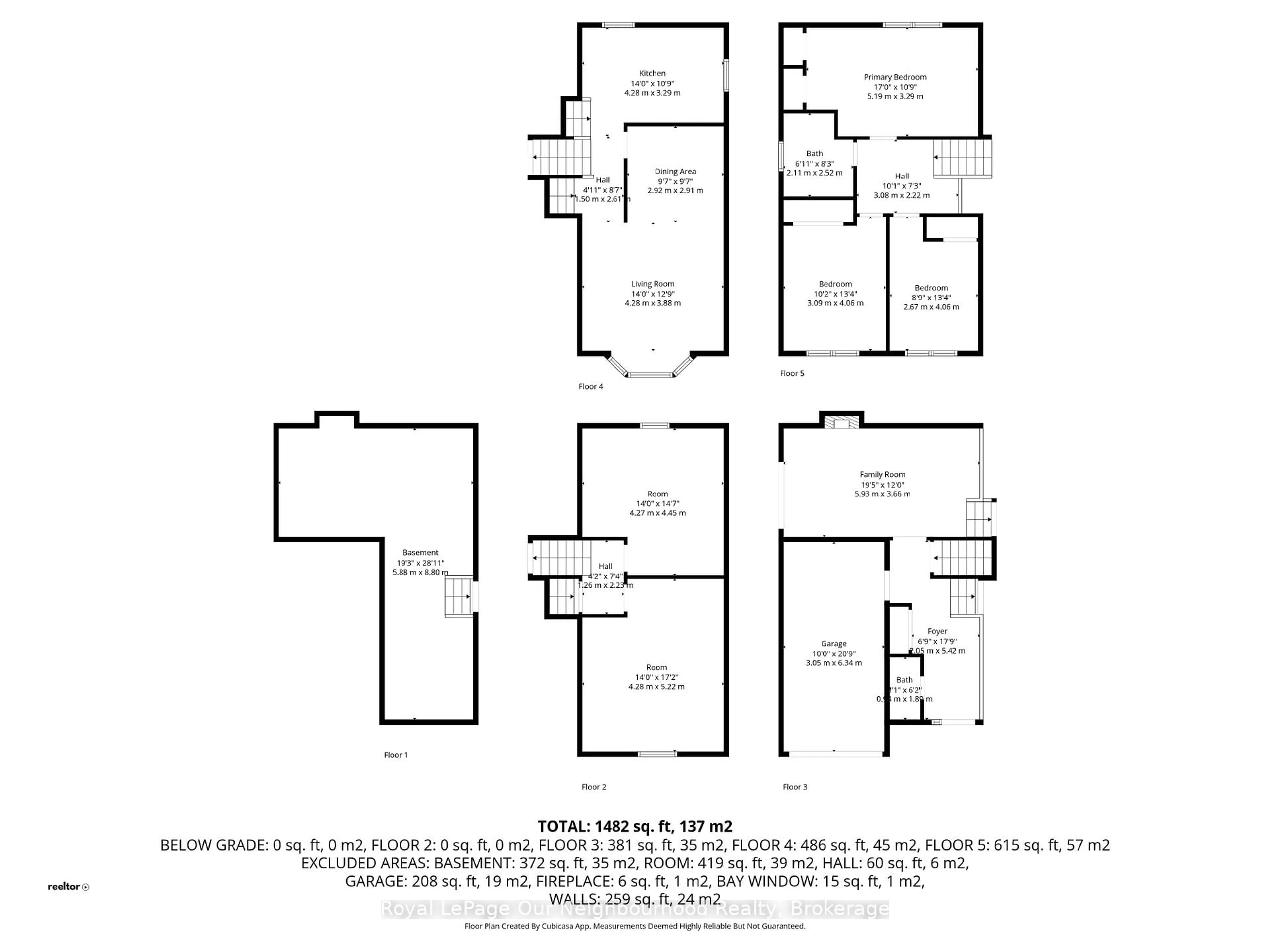 Floor plan for 39 Evergreen Dr, Whitby Ontario L1N 6S6
