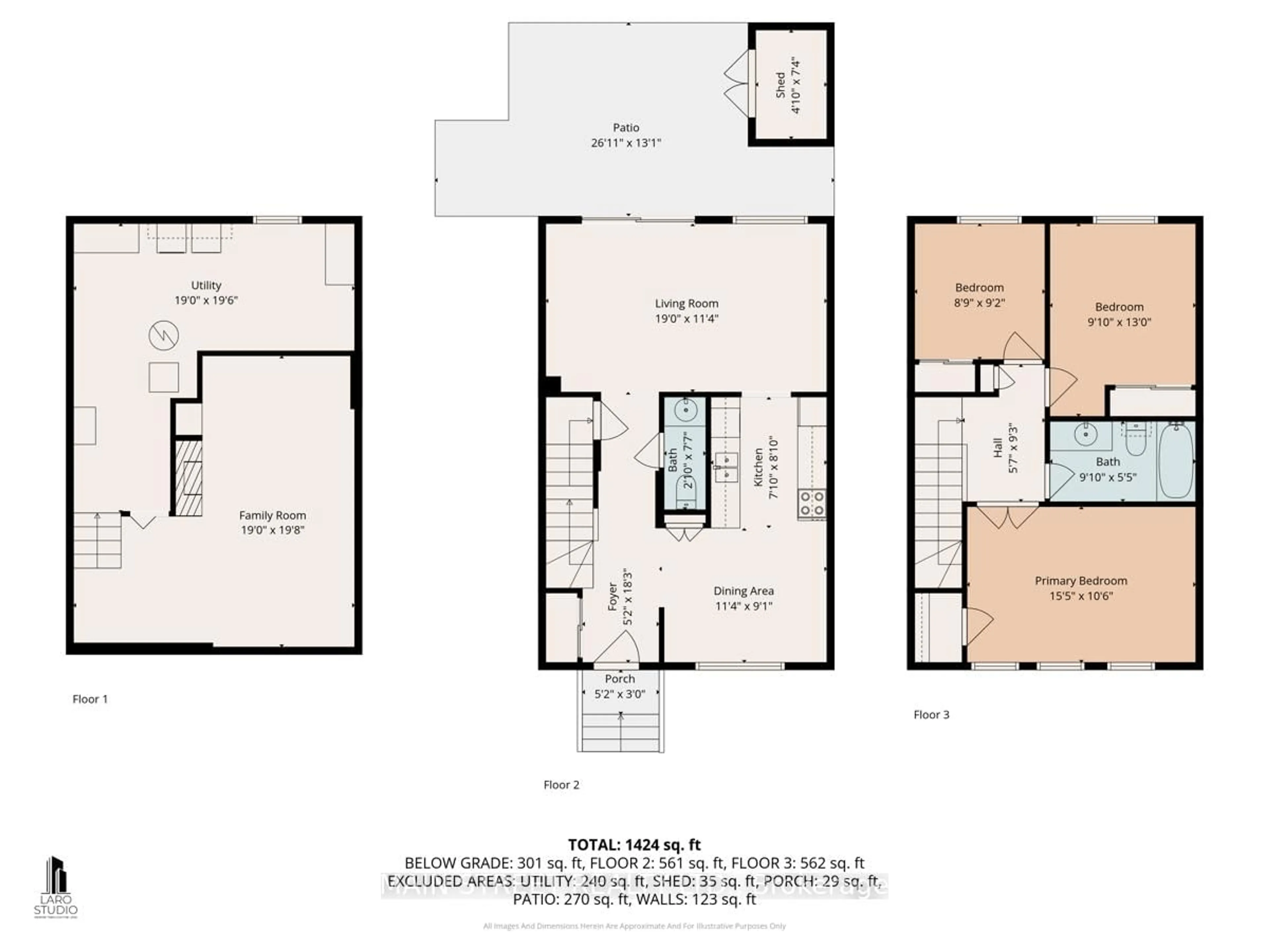 Floor plan for 15 1640 Nichol Avenue Ave, Whitby Ontario L1N 8P6