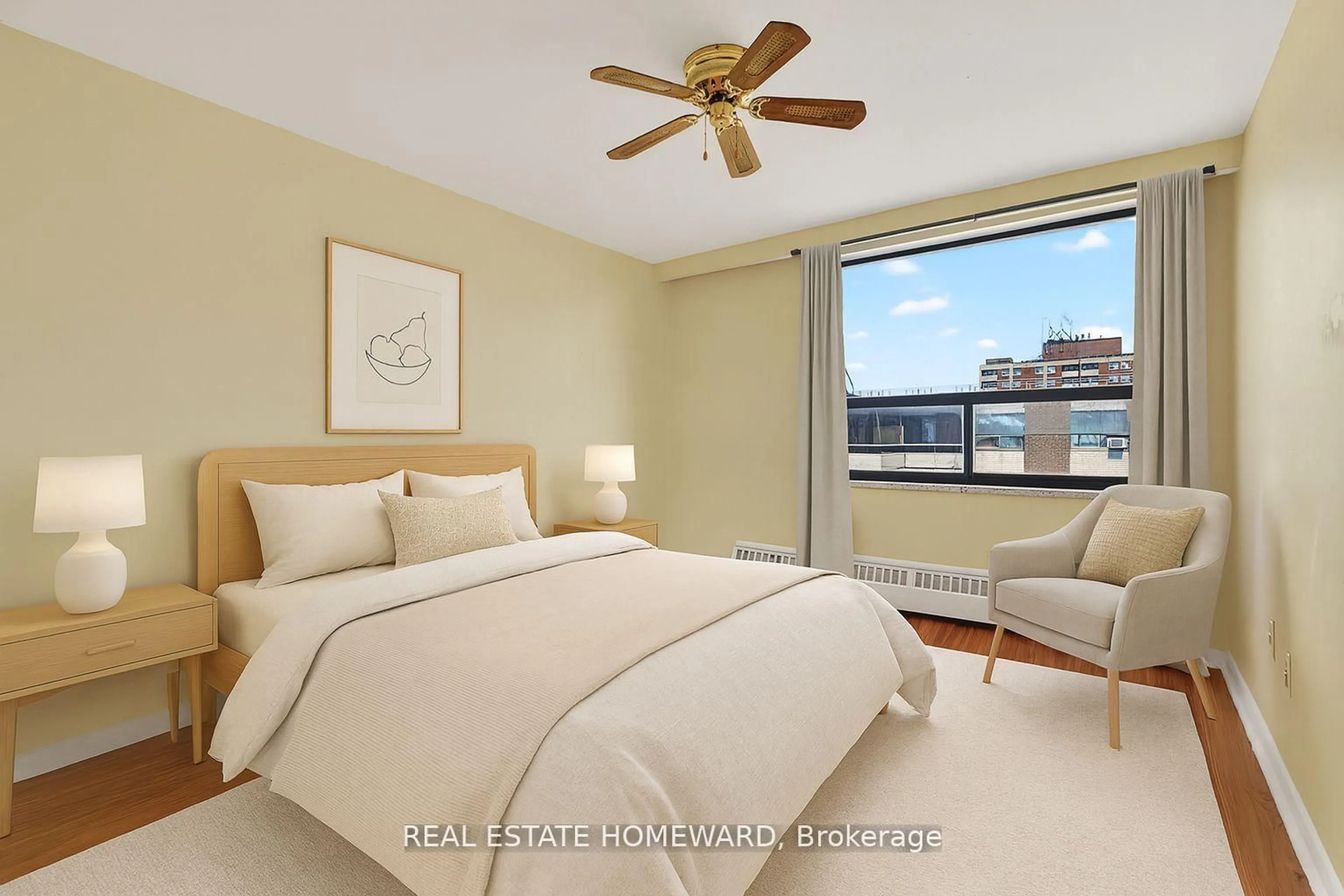 Bedroom with bed, unknown for 915 Midland Ave #708, Toronto Ontario M1K 4G1