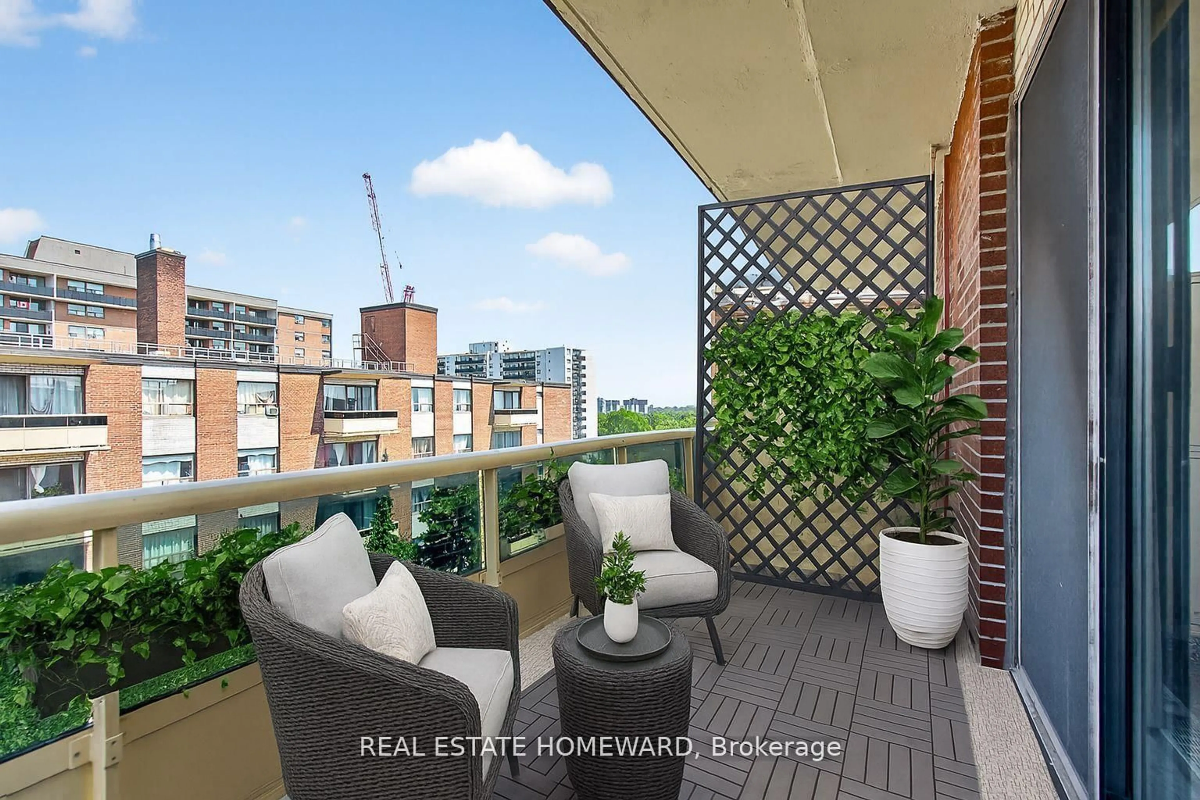 Patio, water/lake/river/ocean view for 915 Midland Ave #708, Toronto Ontario M1K 4G1