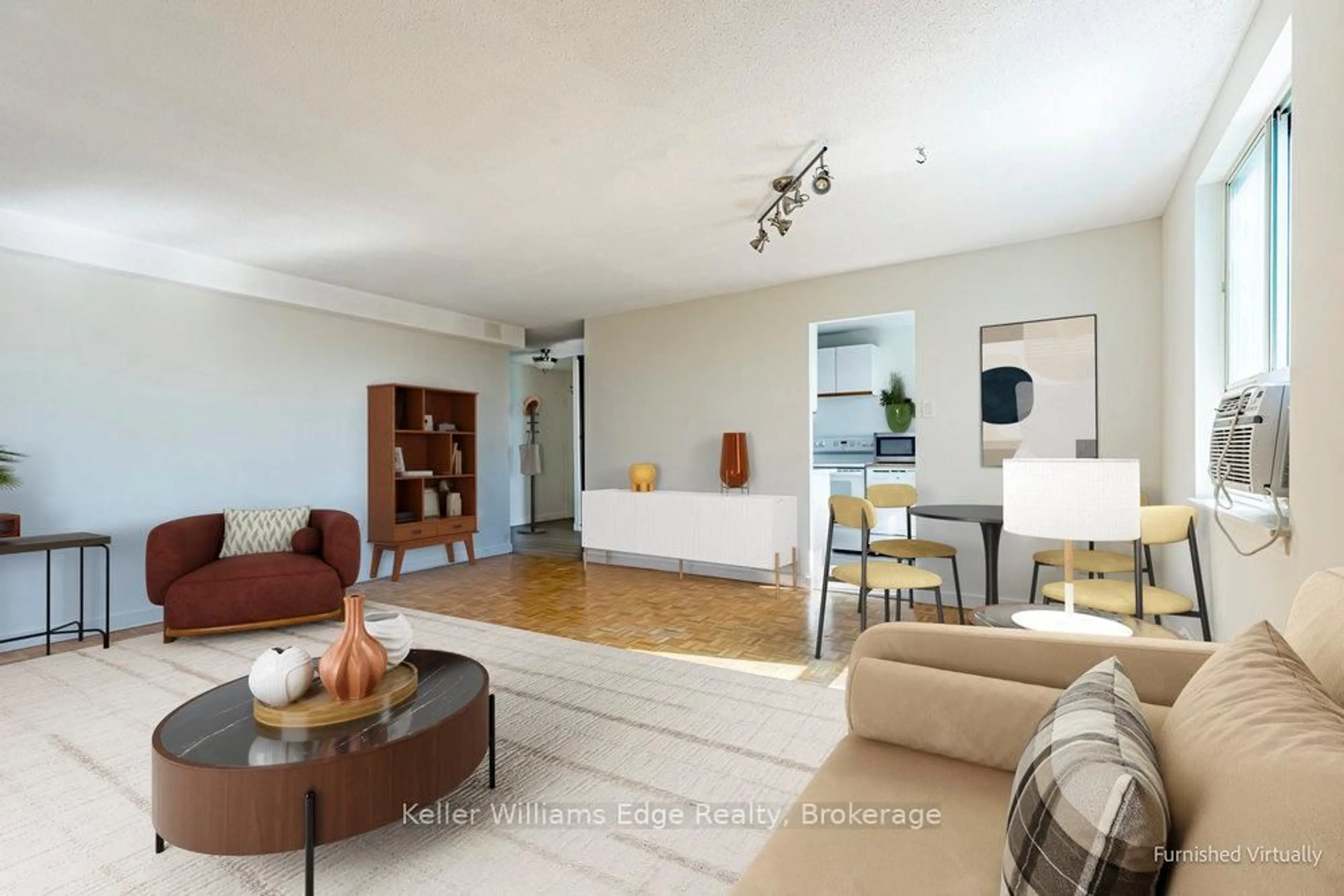 Living room with furniture, unknown for 1101 Pharmacy Ave #503, Toronto Ontario M1R 2H2