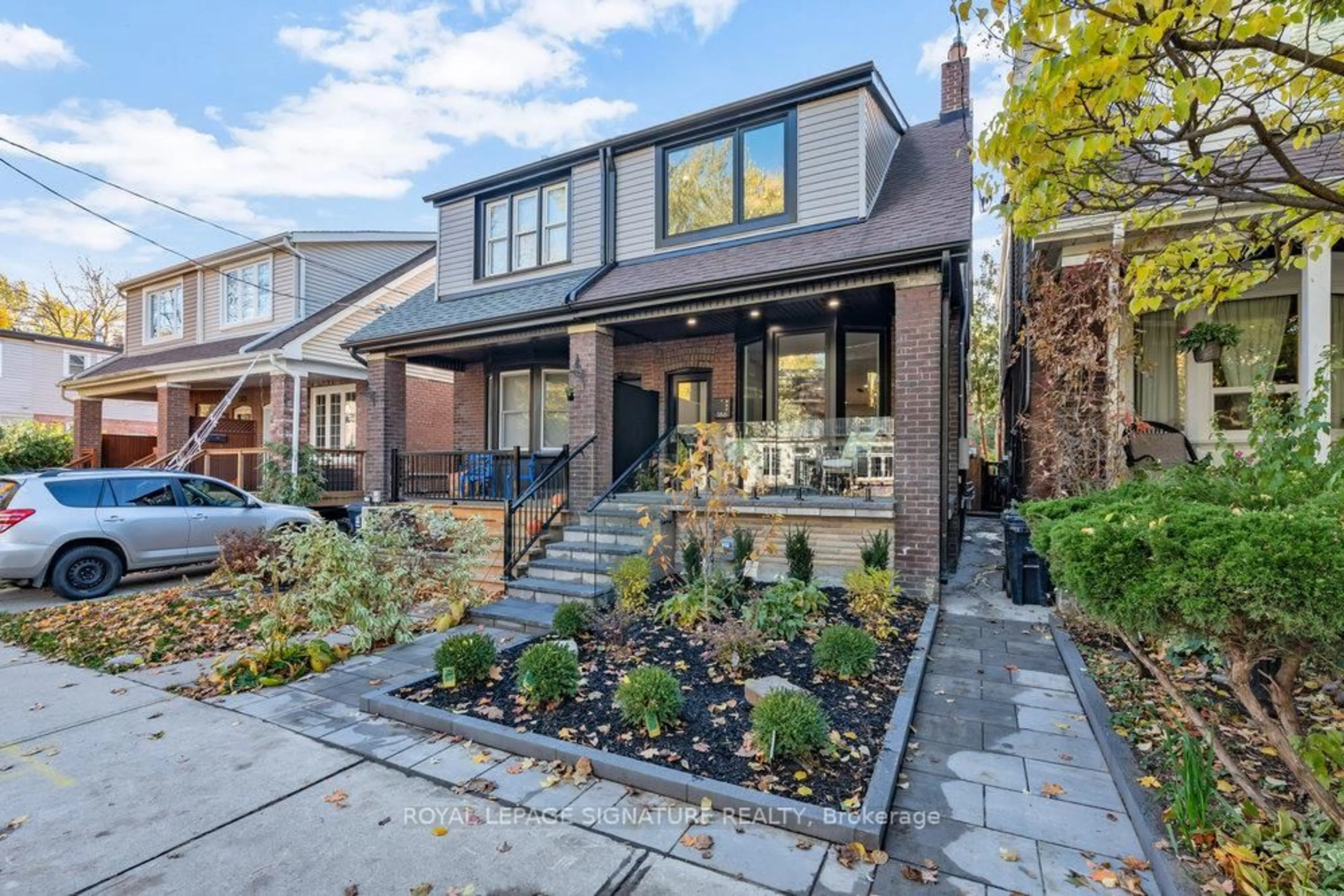 Home with brick exterior material, street for 186 Parkmount Rd, Toronto Ontario M4J 4V6