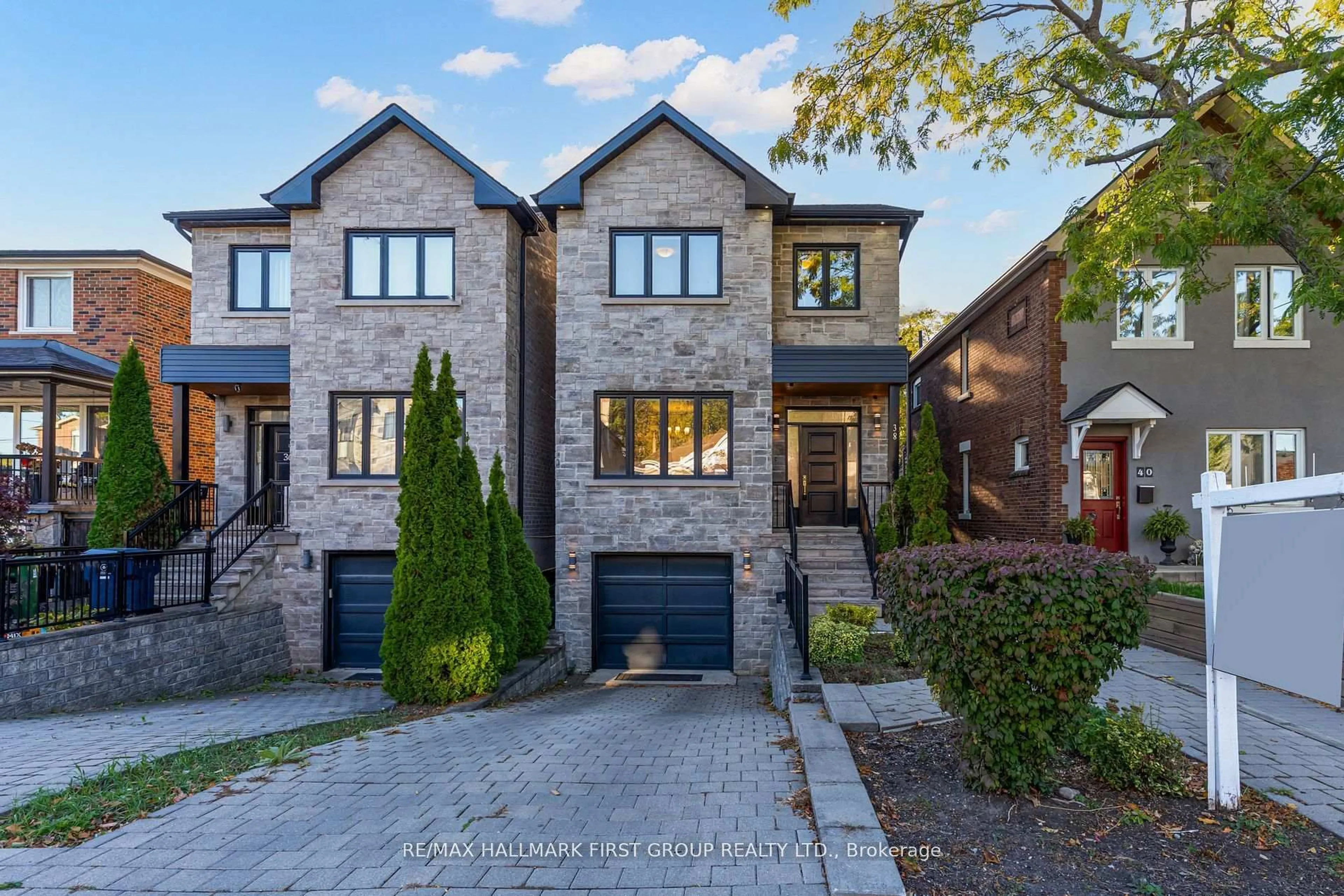 Home with brick exterior material, street for 38 Mystic Ave, Toronto Ontario M1L 4G9