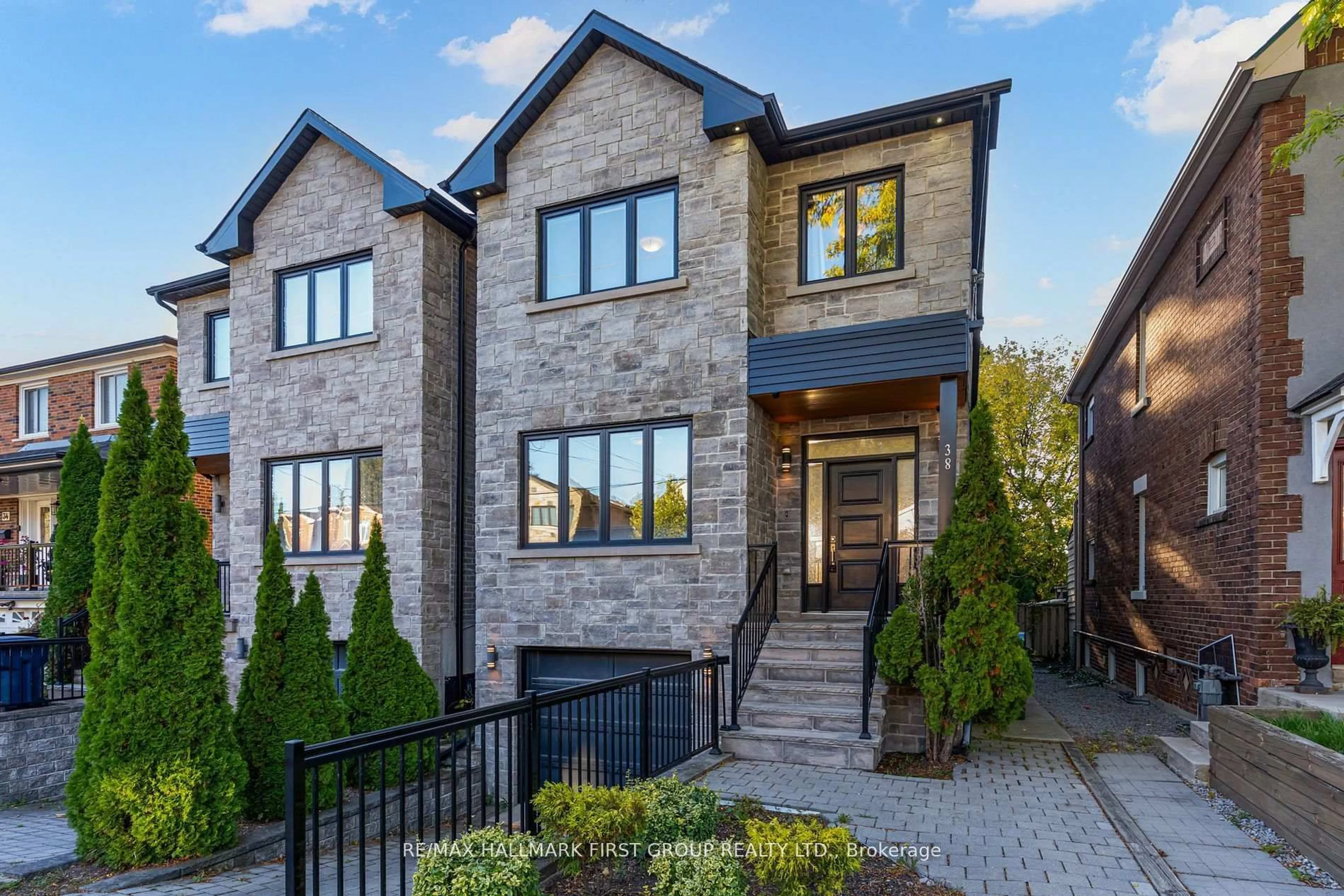 Home with brick exterior material, street for 38 Mystic Ave, Toronto Ontario M1L 4G9