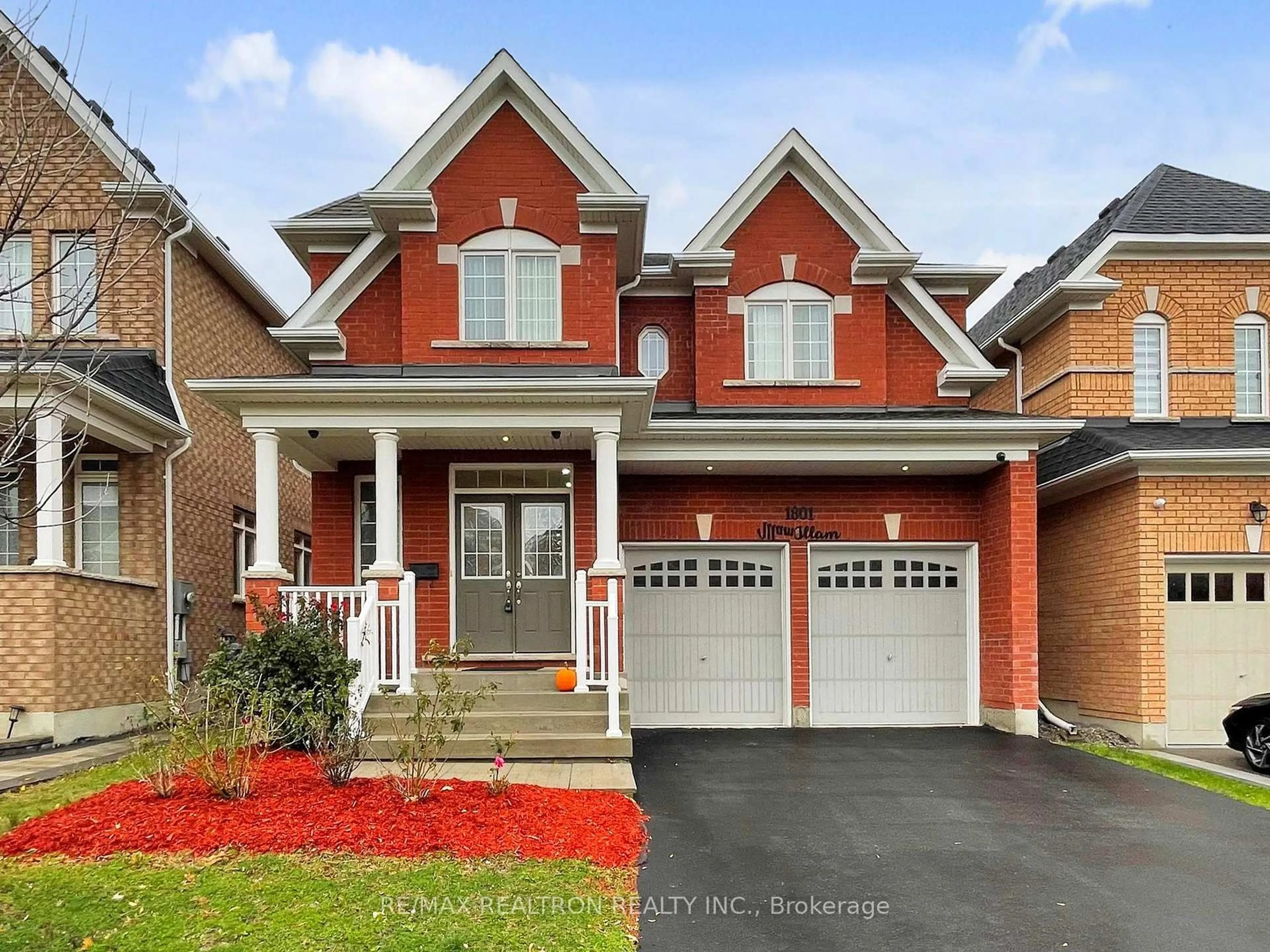 Home with brick exterior material, street for 1801 Douglas Langtree Dr, Oshawa Ontario L1K 0Y3
