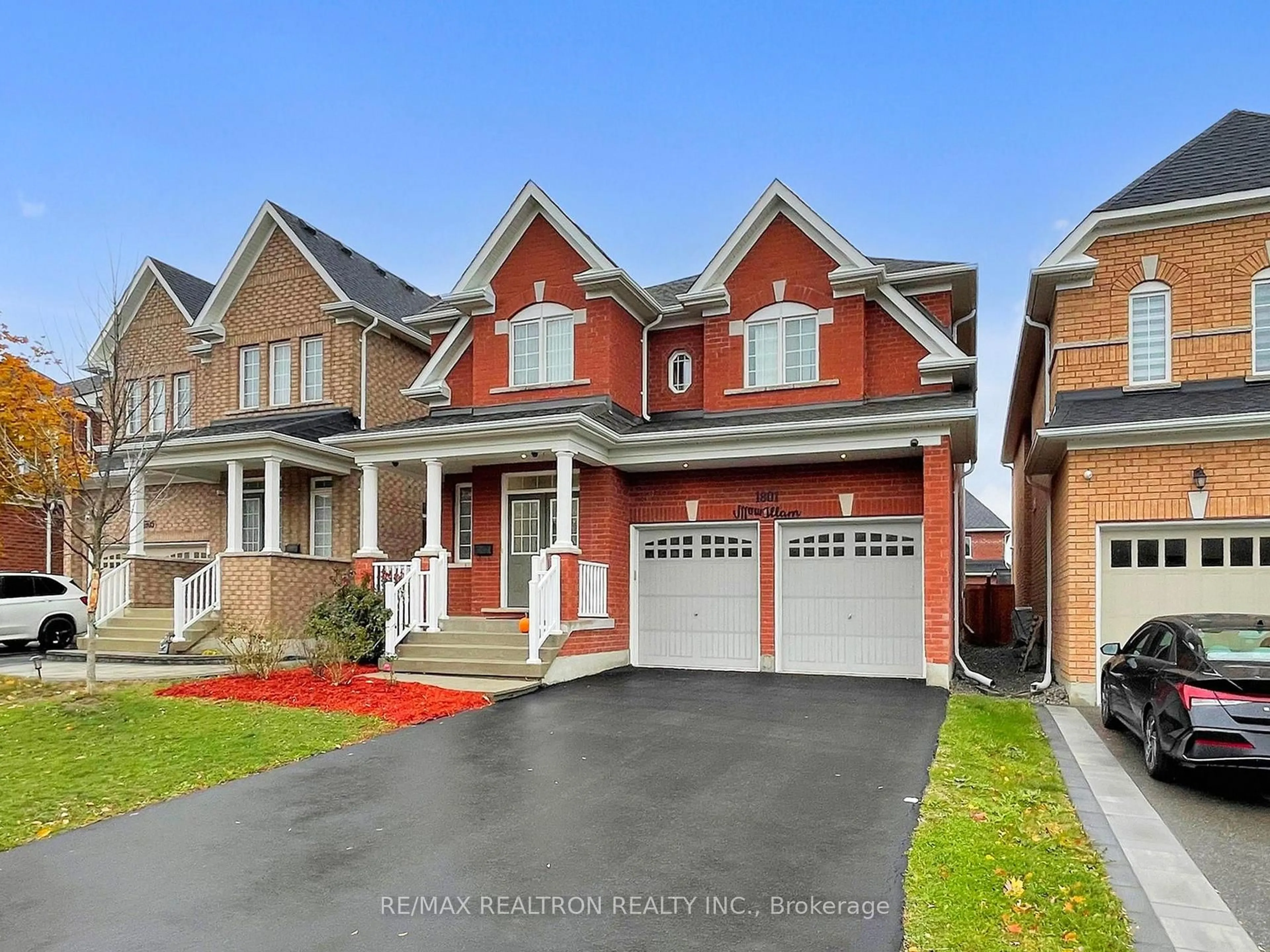 Home with brick exterior material, street for 1801 Douglas Langtree Dr, Oshawa Ontario L1K 0Y3