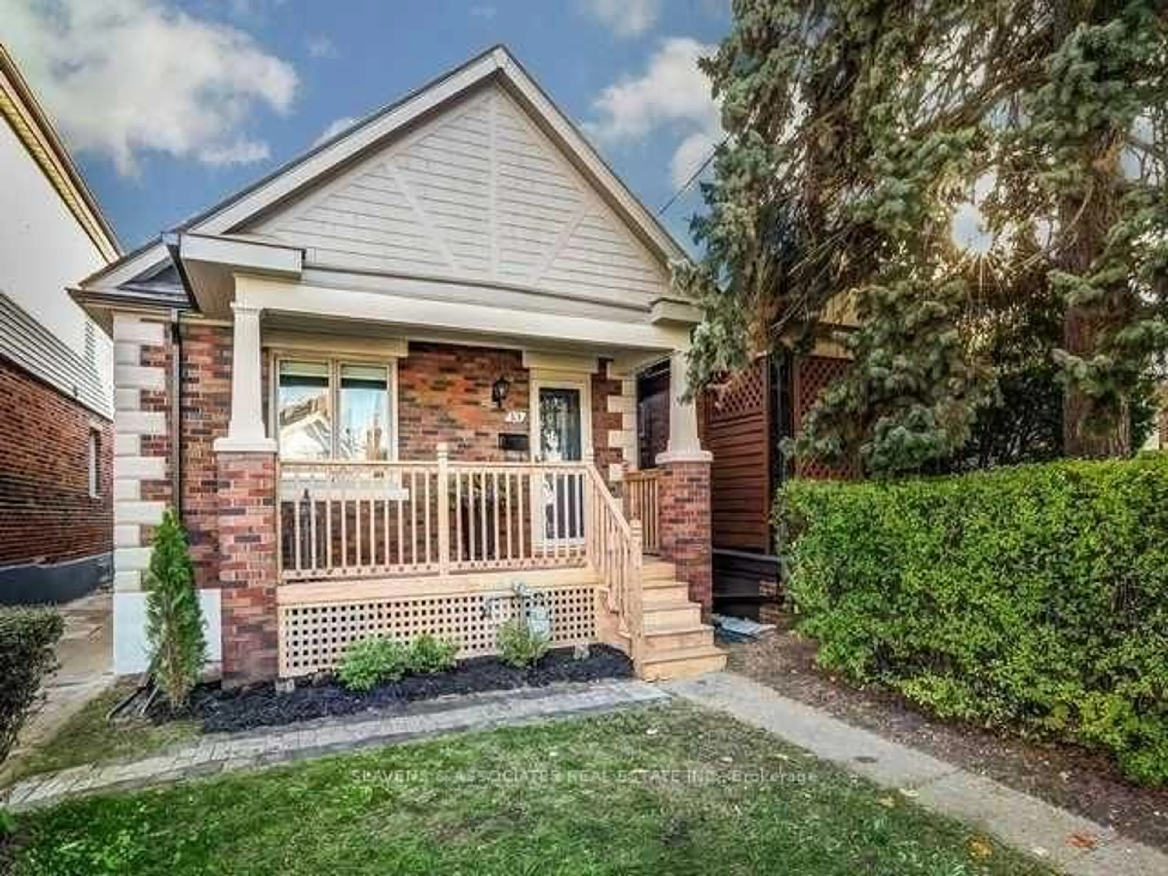 Home with brick exterior material, street for 13 Sutherland Ave, Toronto Ontario M4C 1R8