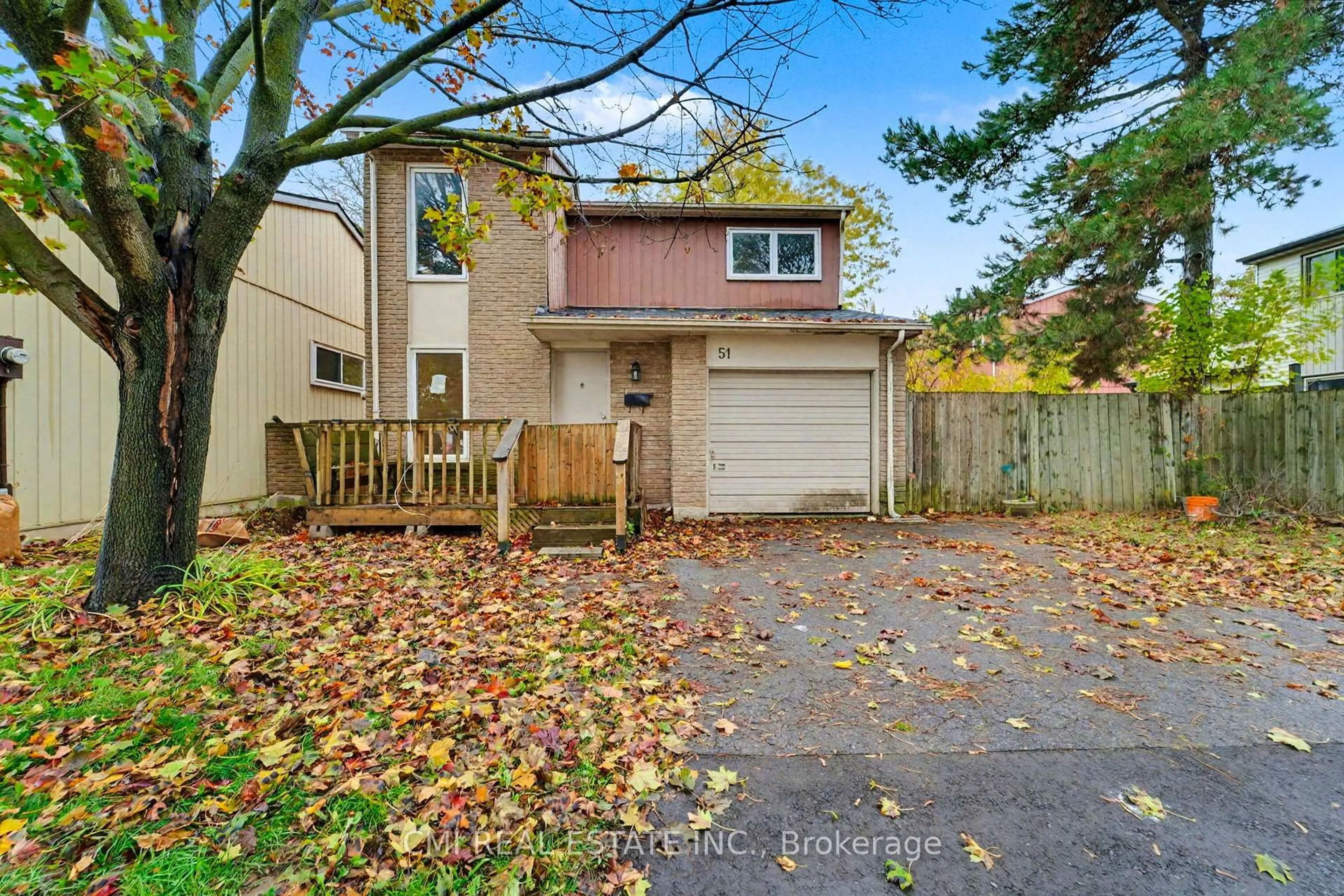 A pic from outside/outdoor area/front of a property/back of a property/a pic from drone, street for 51 Lucas Lane, Ajax Ontario L1S 3P7