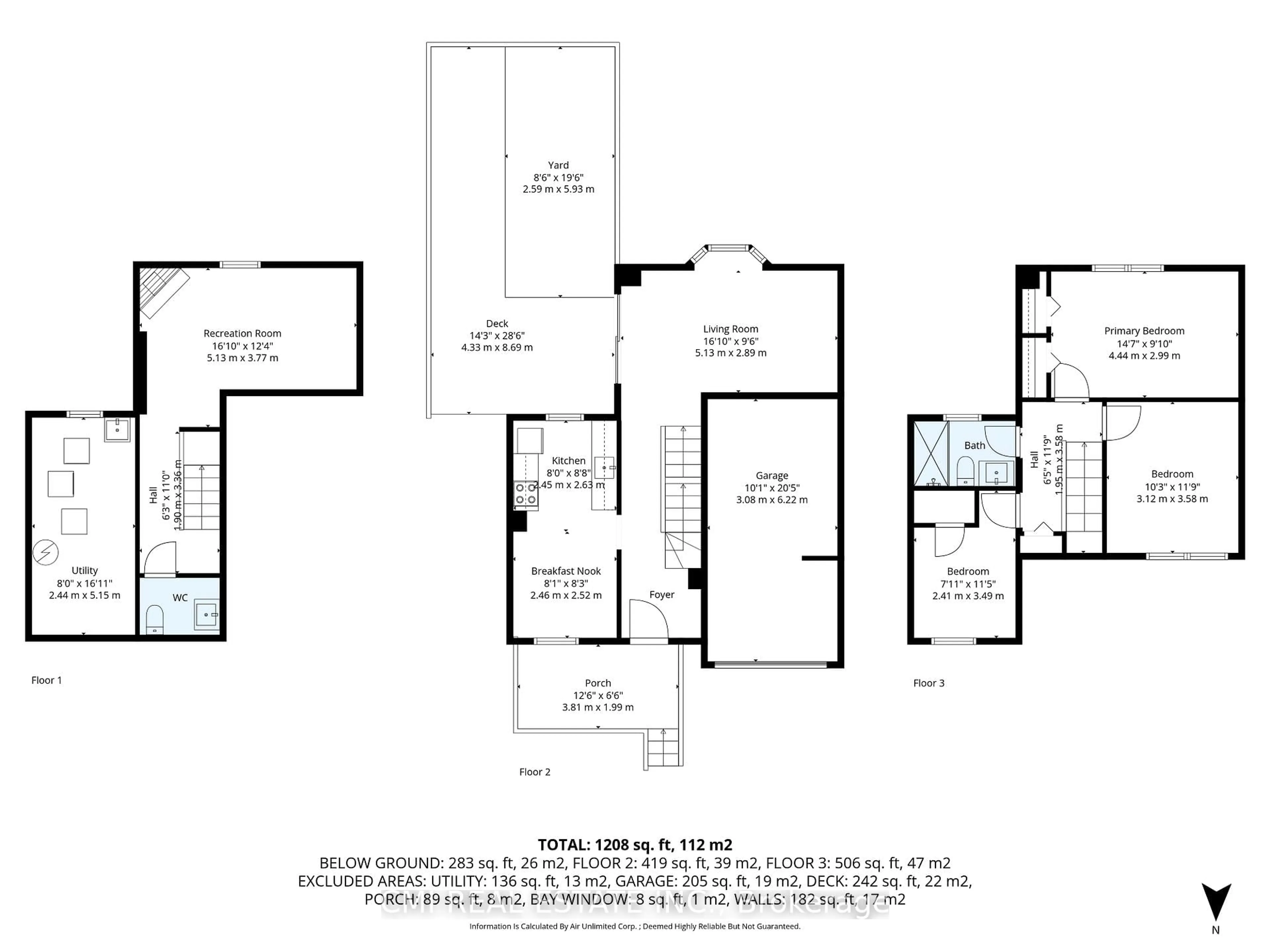 Floor plan for 51 Lucas Lane, Ajax Ontario L1S 3P7