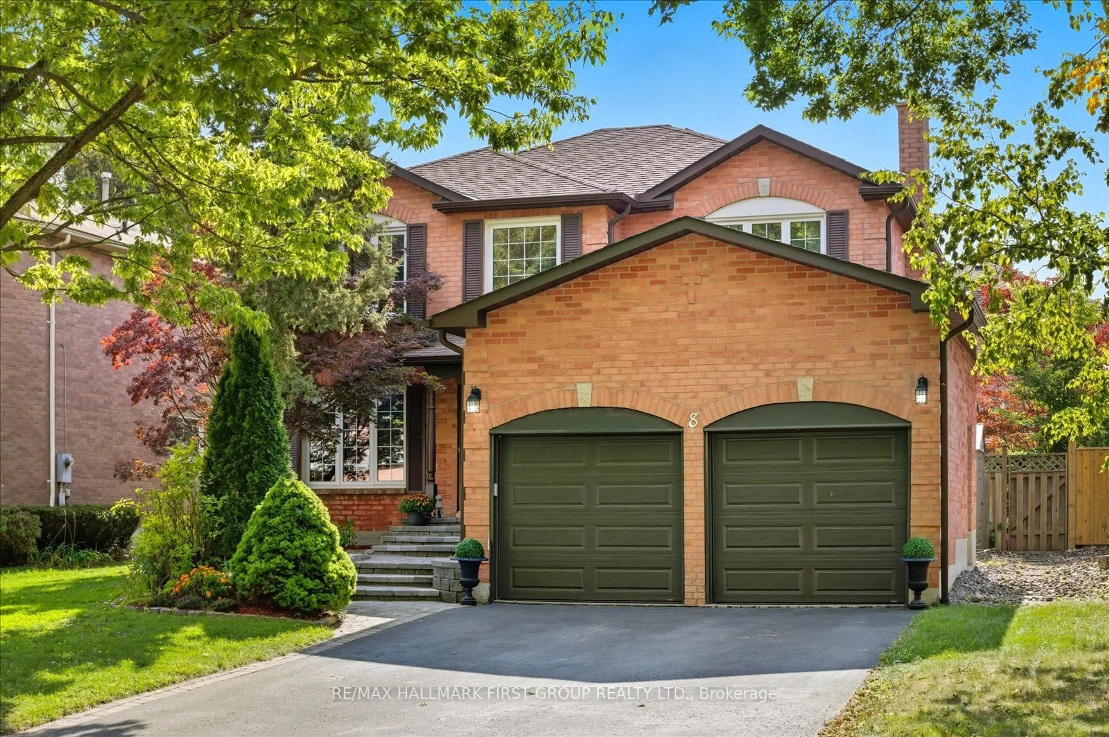 Home with brick exterior material, street for 8 Withay Dr, Ajax Ontario L1T 3J6